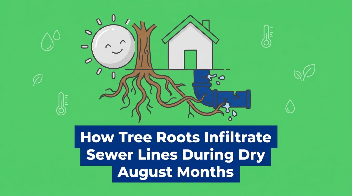 How Tree Roots Infiltrate Sewer Lines During Dry August Months