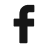 Facebook social media icon.