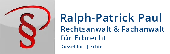 Rechtsanwalt & Fachanwalt für Erbrecht Ralph-Patrick Paul