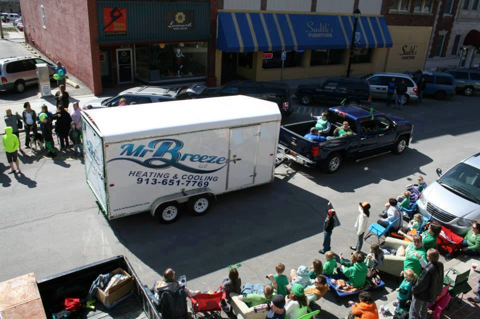 service van and team member