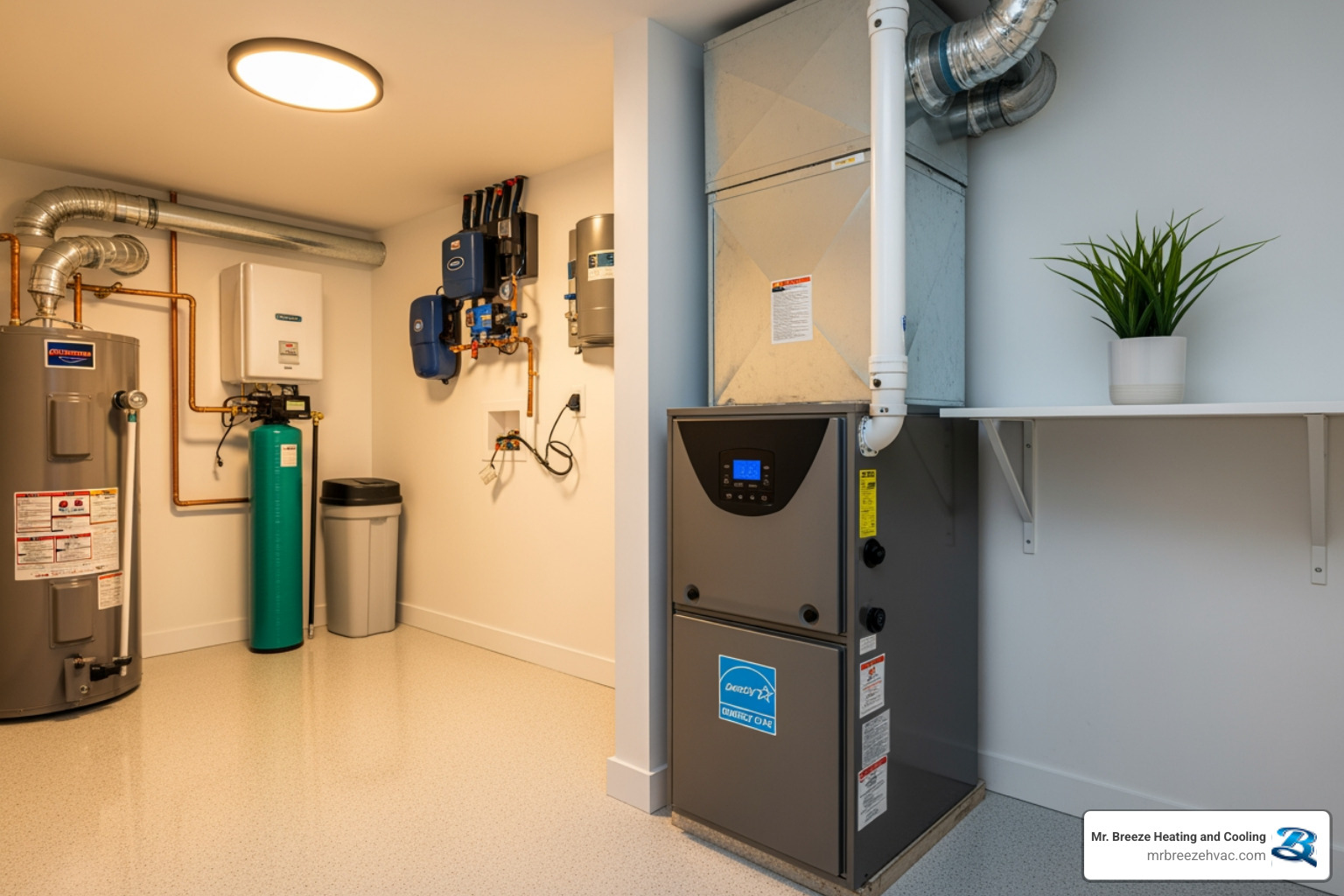 ENERGY STAR logo on a furnace - affordable heating installation in leavenworth, ks