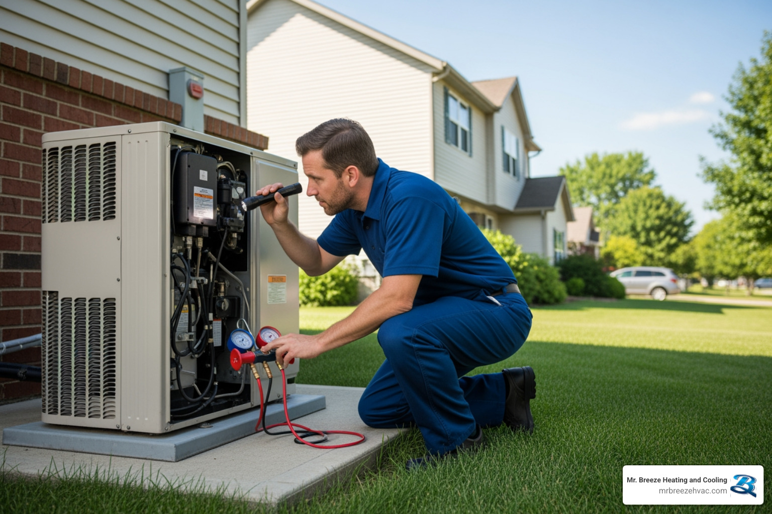 Find me a reliable heat pump company in Leavenworth, KS for a repair.
