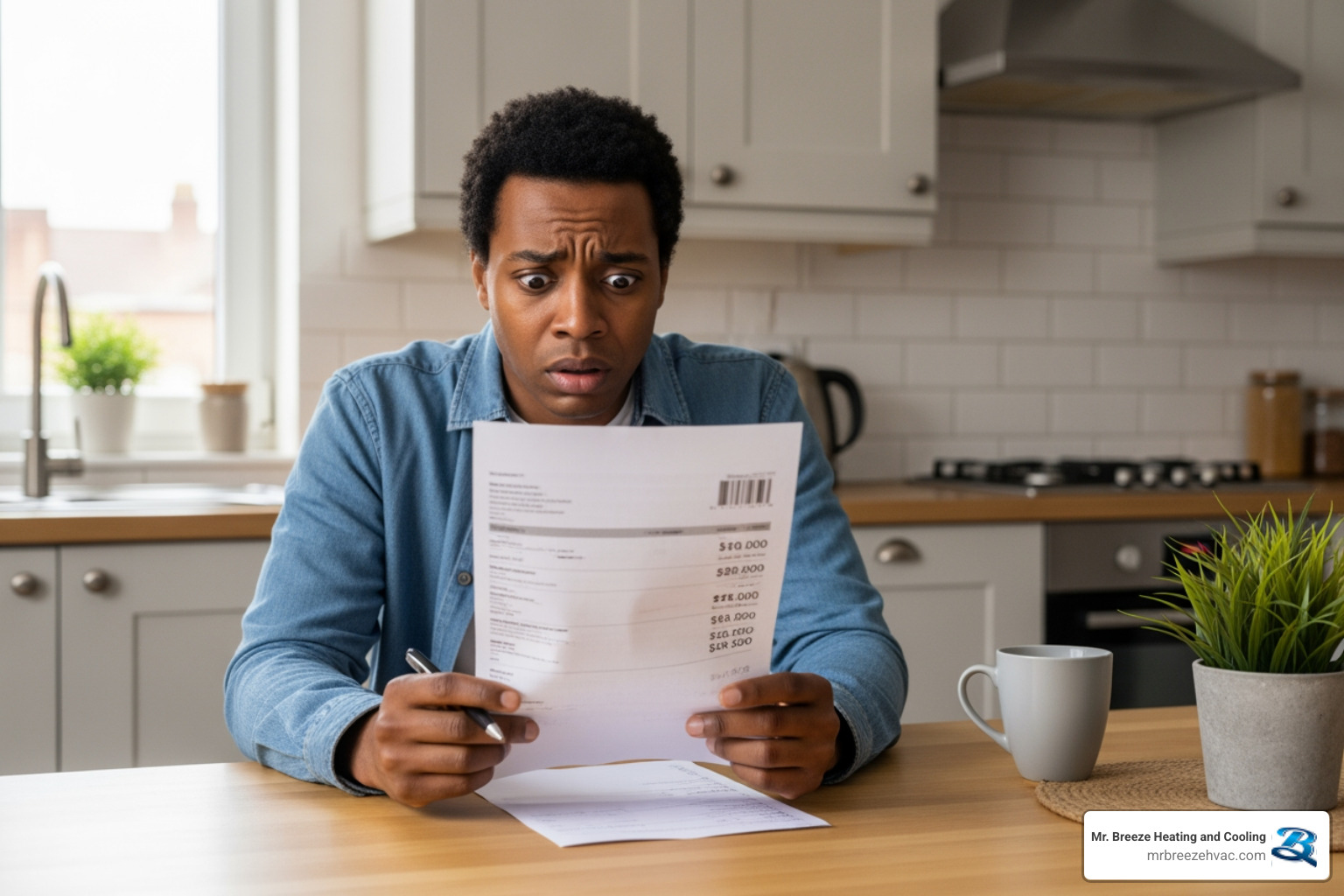 homeowner looking at a high energy bill - heat pump system replacement in lenexa, ks homeowner looking at a high energy bill - heat pump system replacement in lenexa, ks