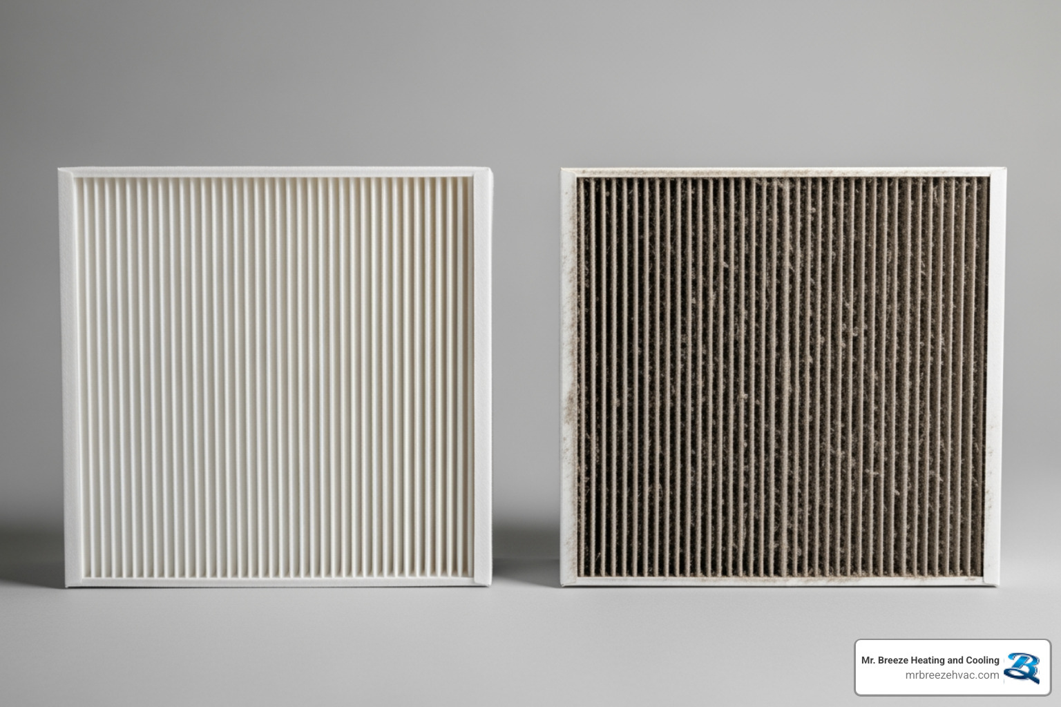 clean vs dirty commercial HVAC air filter - commercial hvac not working in overland park, ks clean vs dirty commercial HVAC air filter - commercial hvac not working in overland park, ks