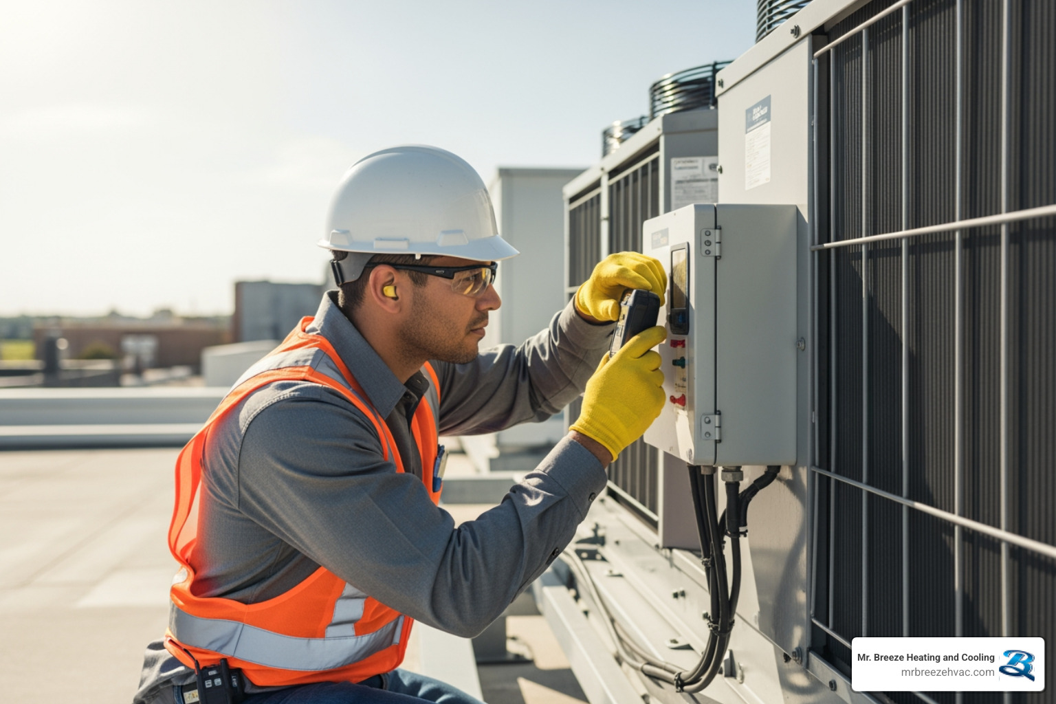 infographic showing warning signs of commercial HVAC failure including unusual noises, strange odors, uneven temperatures, rising energy bills, poor air quality, frequent cycling, water leaks, and system not turning on - commercial hvac not working in overland park, ks infographic showing warning signs of commercial HVAC failure including unusual noises, strange odors, uneven temperatures, rising energy bills, poor air quality, frequent cycling, water leaks, and system not turning on - commercial hvac not working in overland park, ks