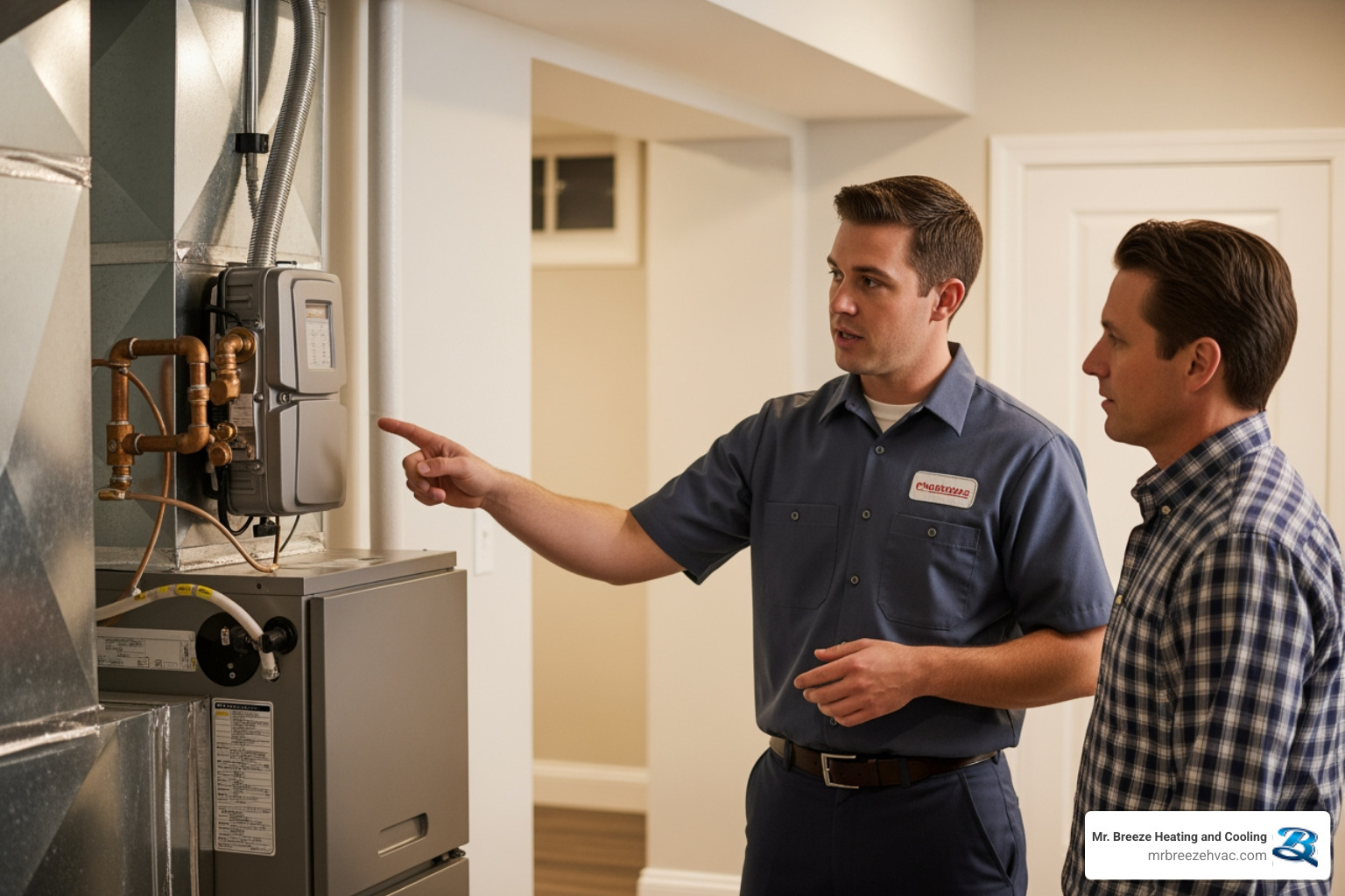 infographic showing the complete heating installation process from initial consultation through system testing and warranty registration, including key decision points for choosing system type, proper sizing calculations, safety inspections, and long-term maintenance requirements - heating installation in maltby, ks