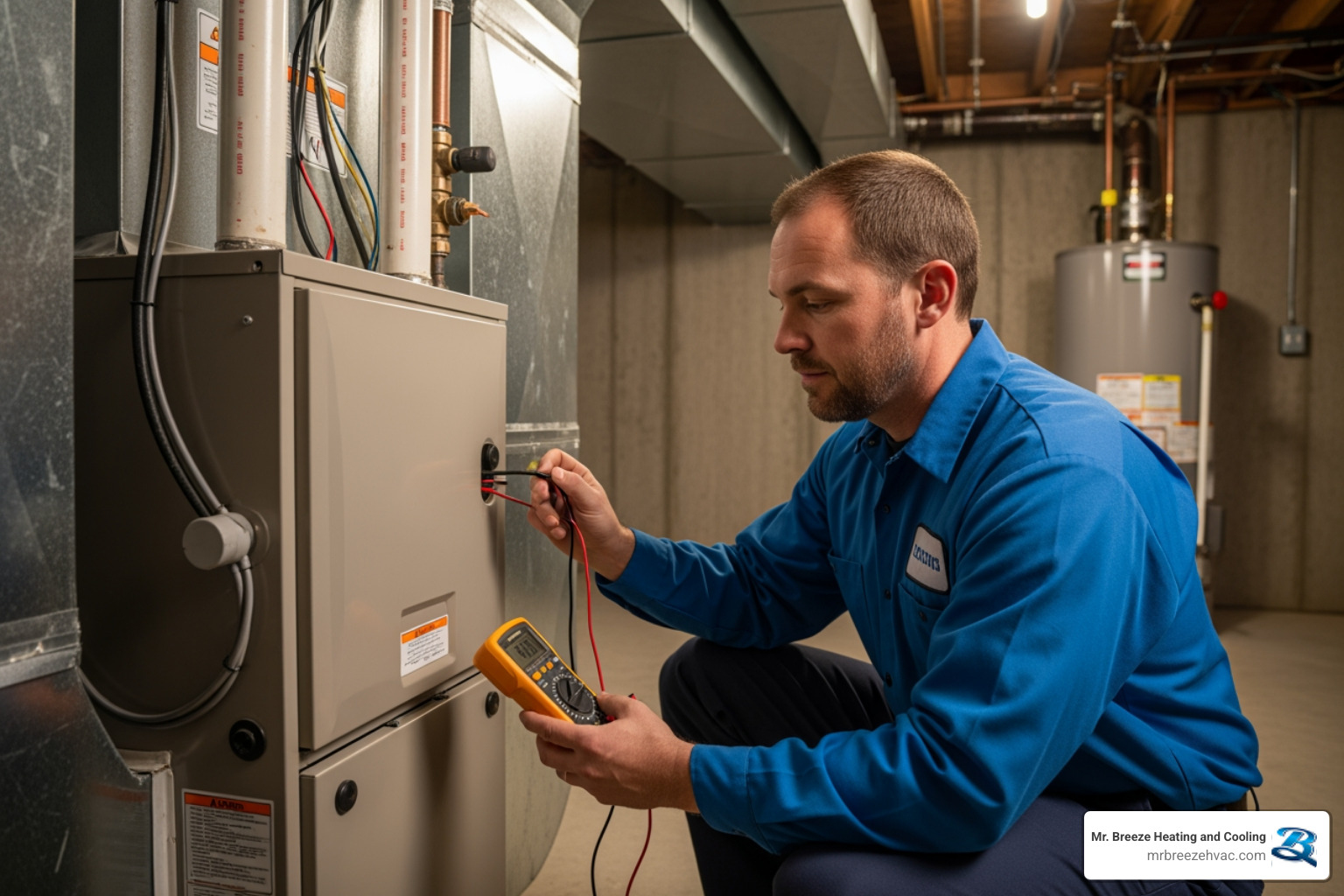 infographic showing four key benefits of annual heating maintenance: improved safety with carbon monoxide testing and electrical checks, lower energy bills through efficient operation, extended system lifespan of 15-20 years, and enhanced comfort with consistent even heating - heating maintenance leavenworth ks