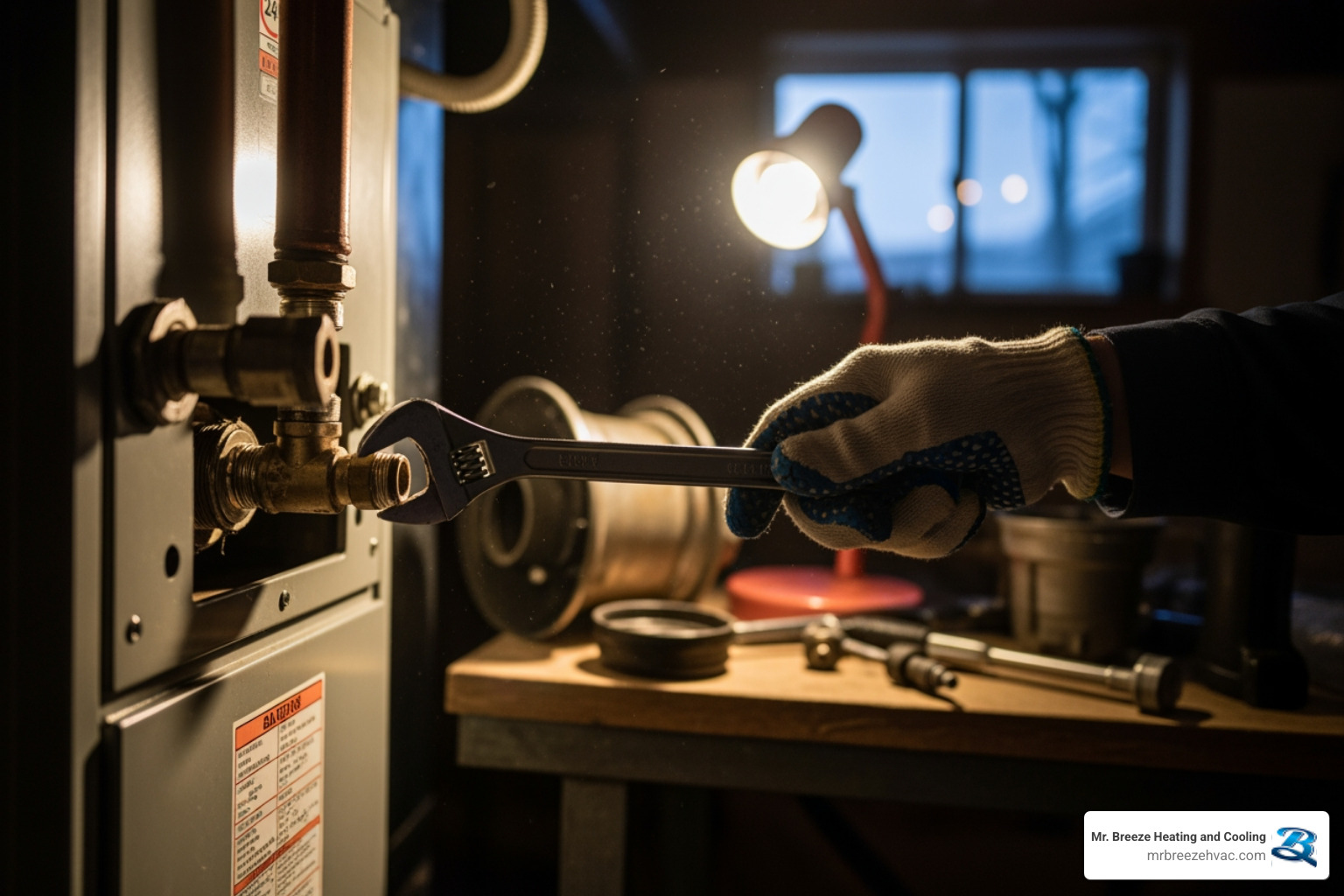 infographic showing four key benefits of 24-hour heating maintenance: immediate safety response with carbon monoxide and gas leak detection, property protection from frozen pipes and cold damage, comfort restoration within hours not days, and cost savings by preventing emergency breakdowns - 24 hour heating maintenance in easton, ks