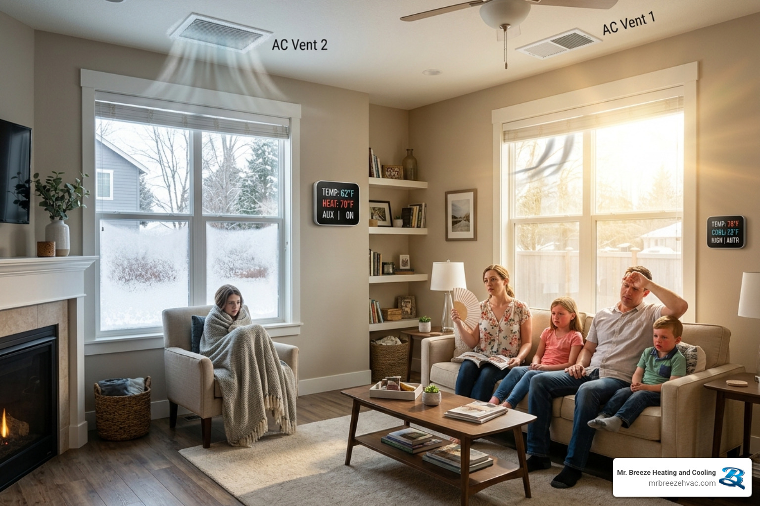 How Duct Design Affects Hot and Cold Spots in Your Home