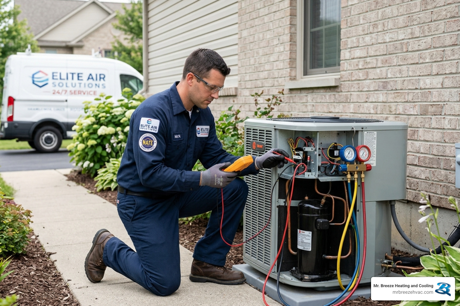 Technician inspecting a Daikin Fit unit for expert workmanship - how daikin certification ensures quality installation Technician inspecting a Daikin Fit unit for expert workmanship - how daikin certification ensures quality installation