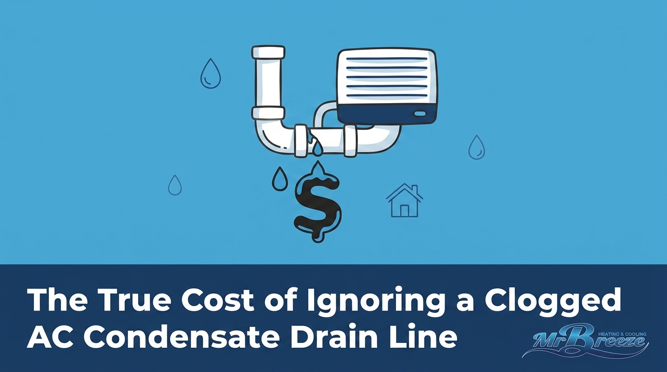 The True Cost of Ignoring a Clogged AC Condensate Drain Line