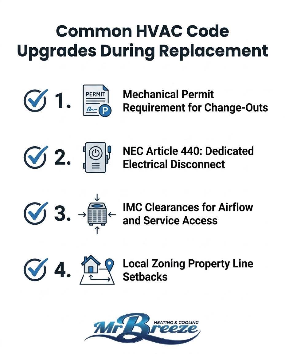 Common HVAC Code Upgrades During Replacement