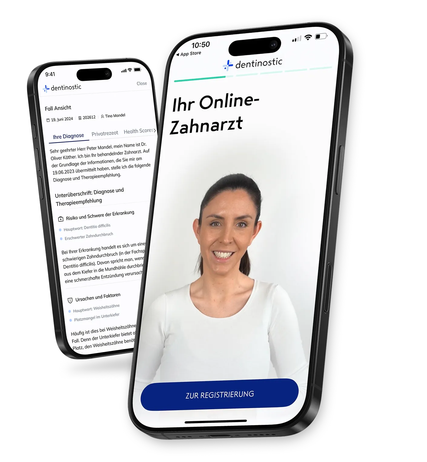 A cell phone with a picture of a woman on it.