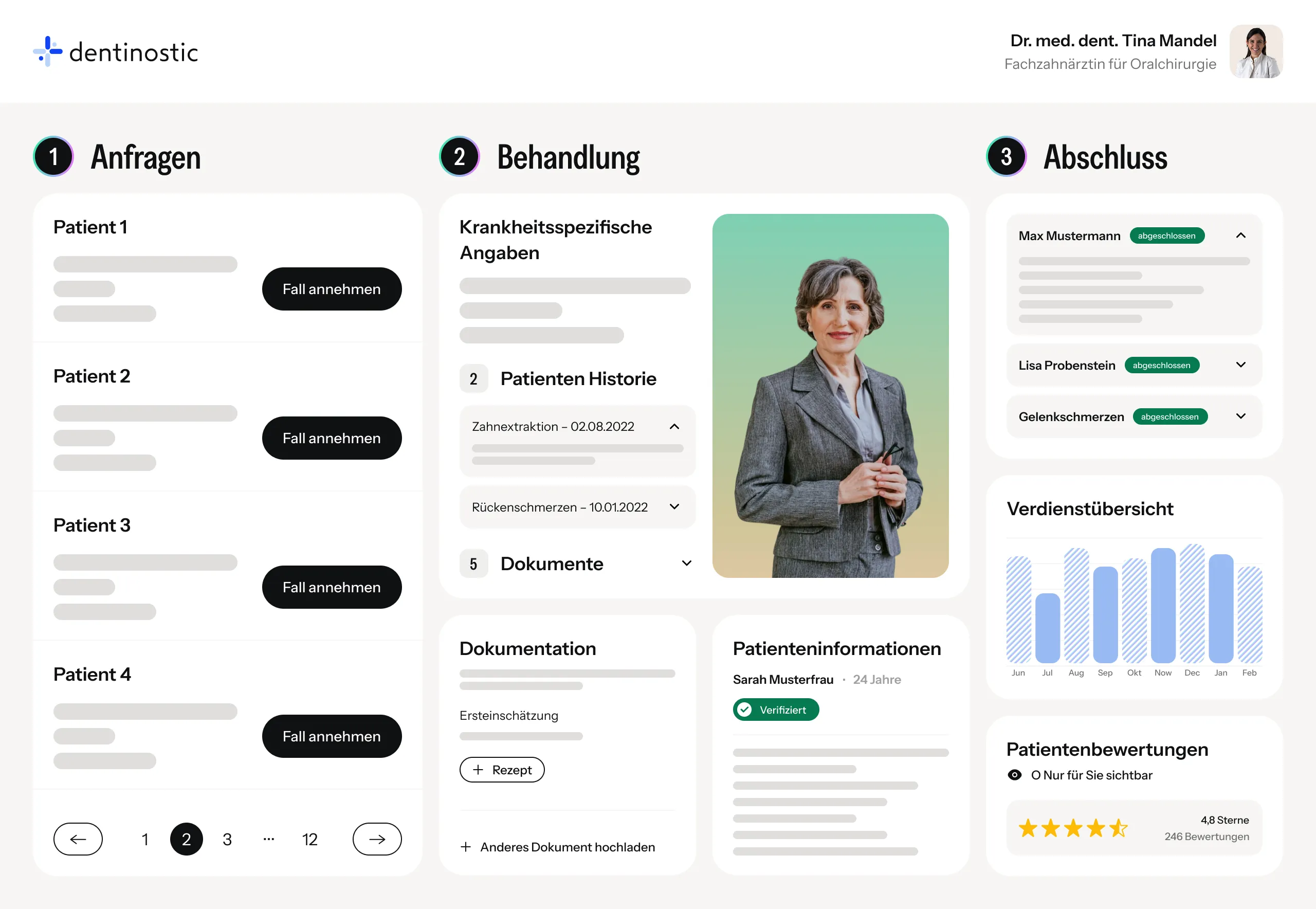 A screenshot of a person's profile on a website.