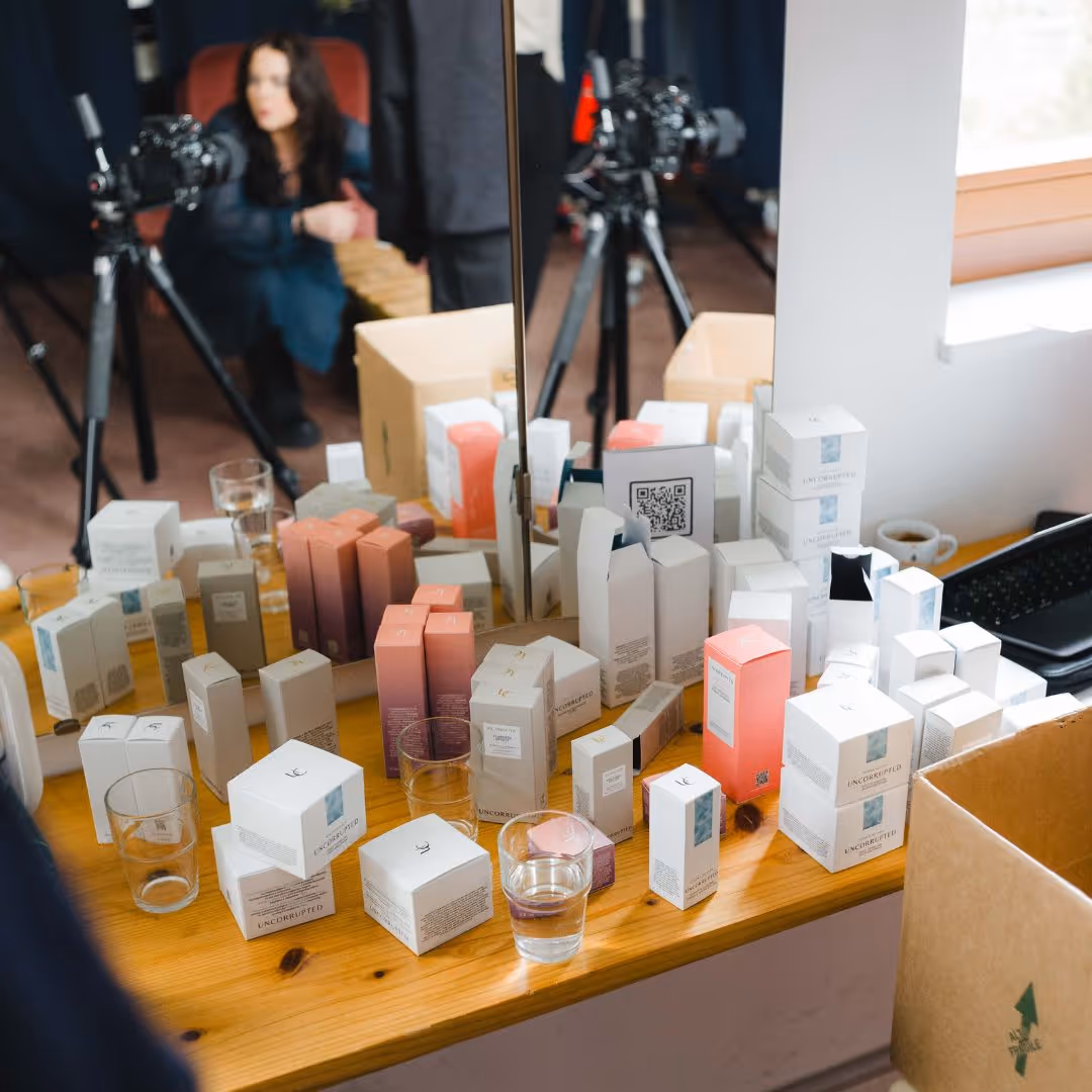 Produkte am Shooting-Set
