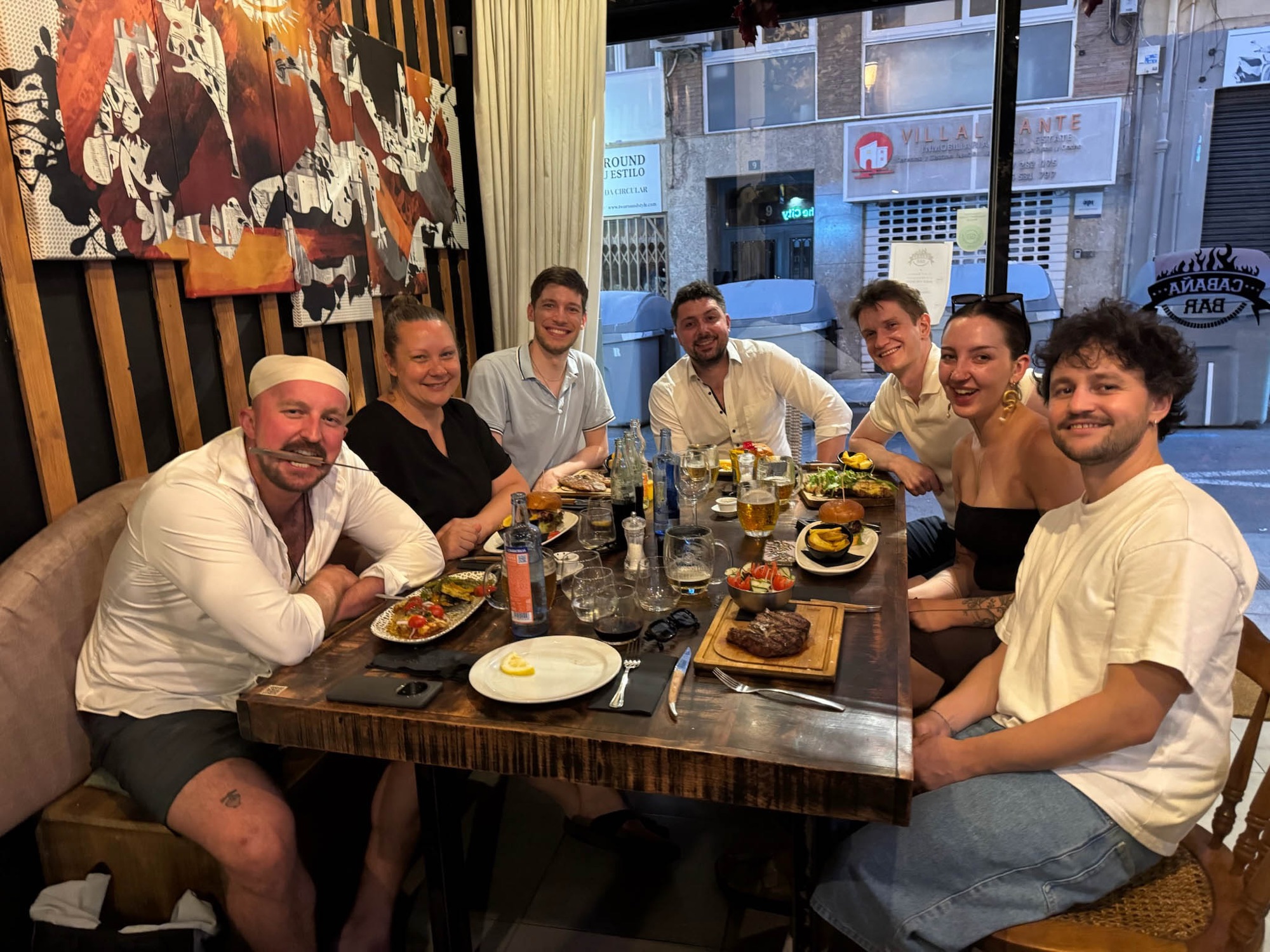 Team-Dinner beim Offsite
