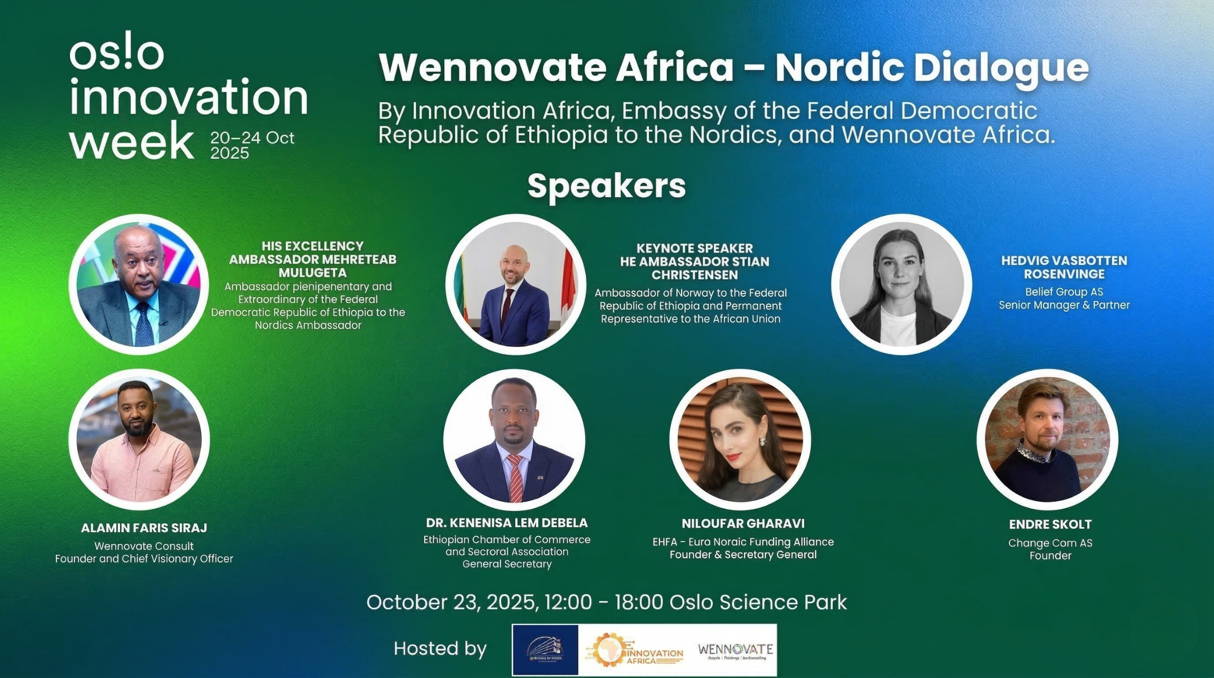ENFA to participate in Africa–Nordic Dialogue at Oslo Innovation Week 2025