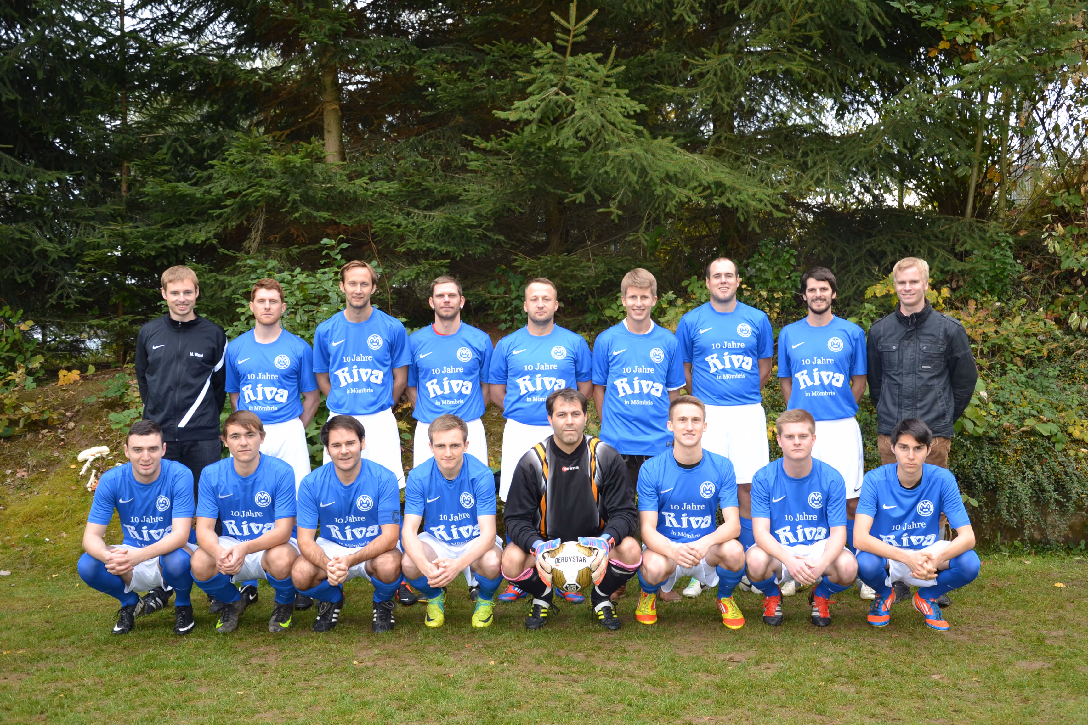 Team um Spielertrainer Matti Ringert