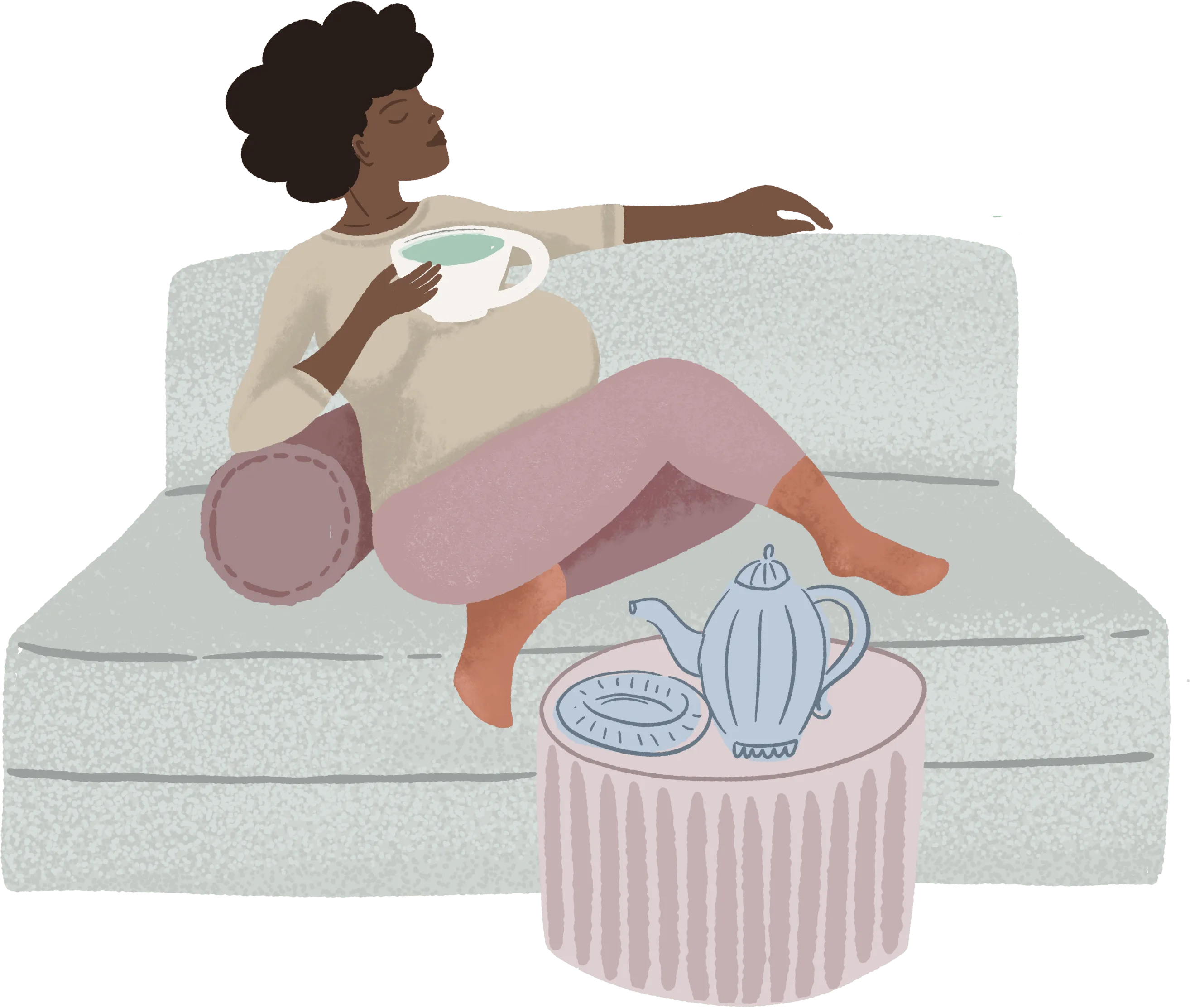 Illustrations for communication towards mothers