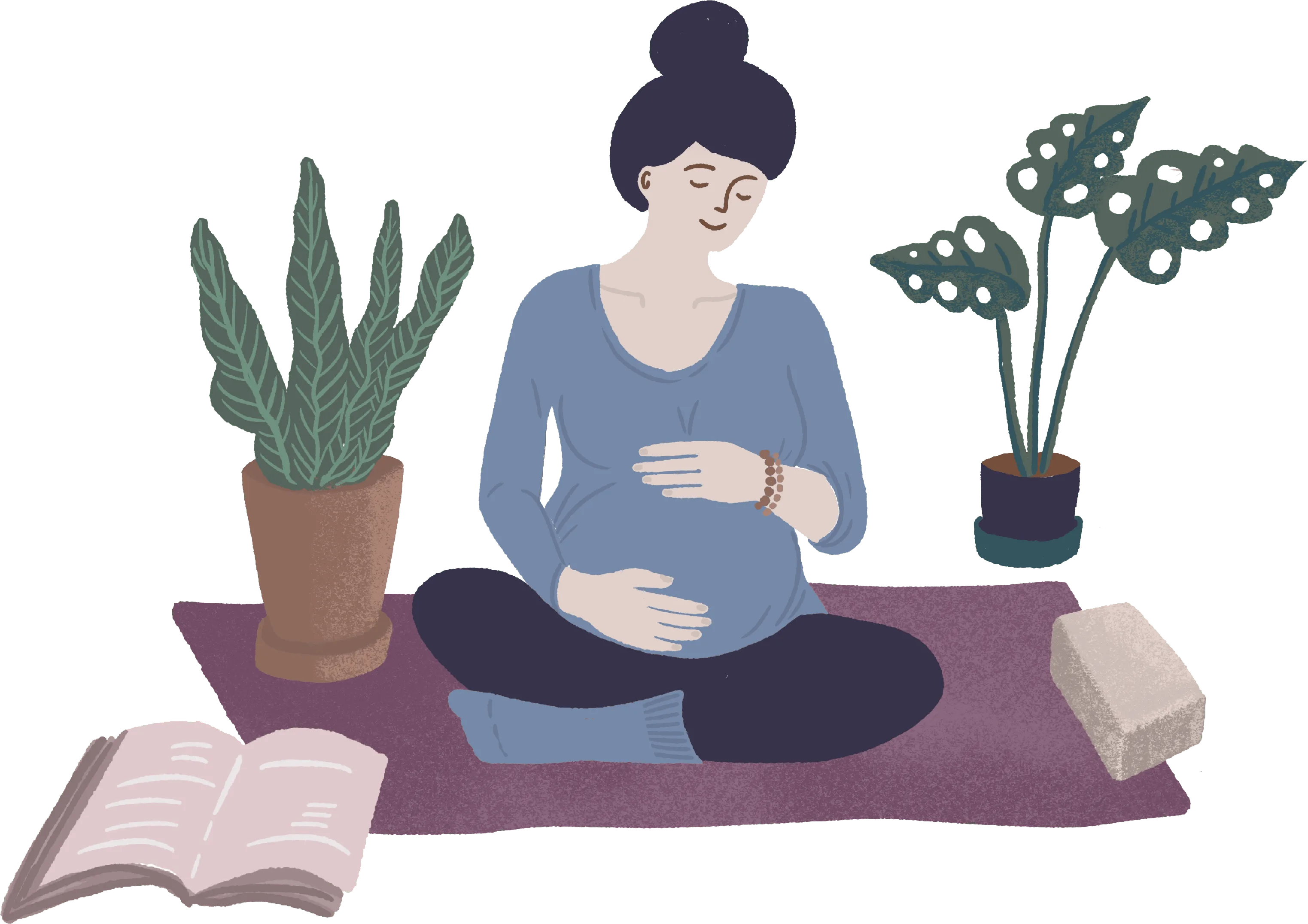 Illustrations for communication towards mothers