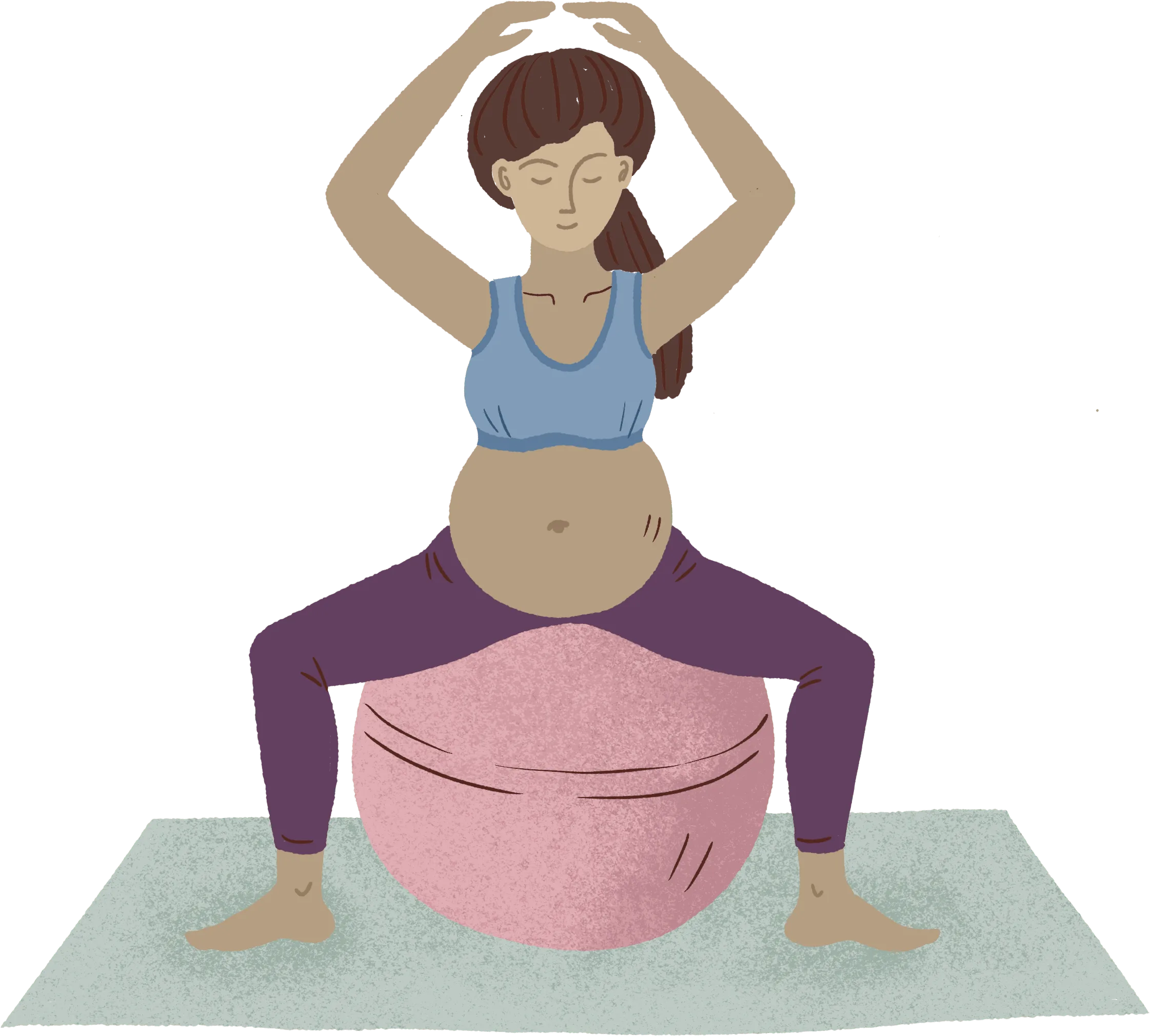 Illustrations for communication towards mothers