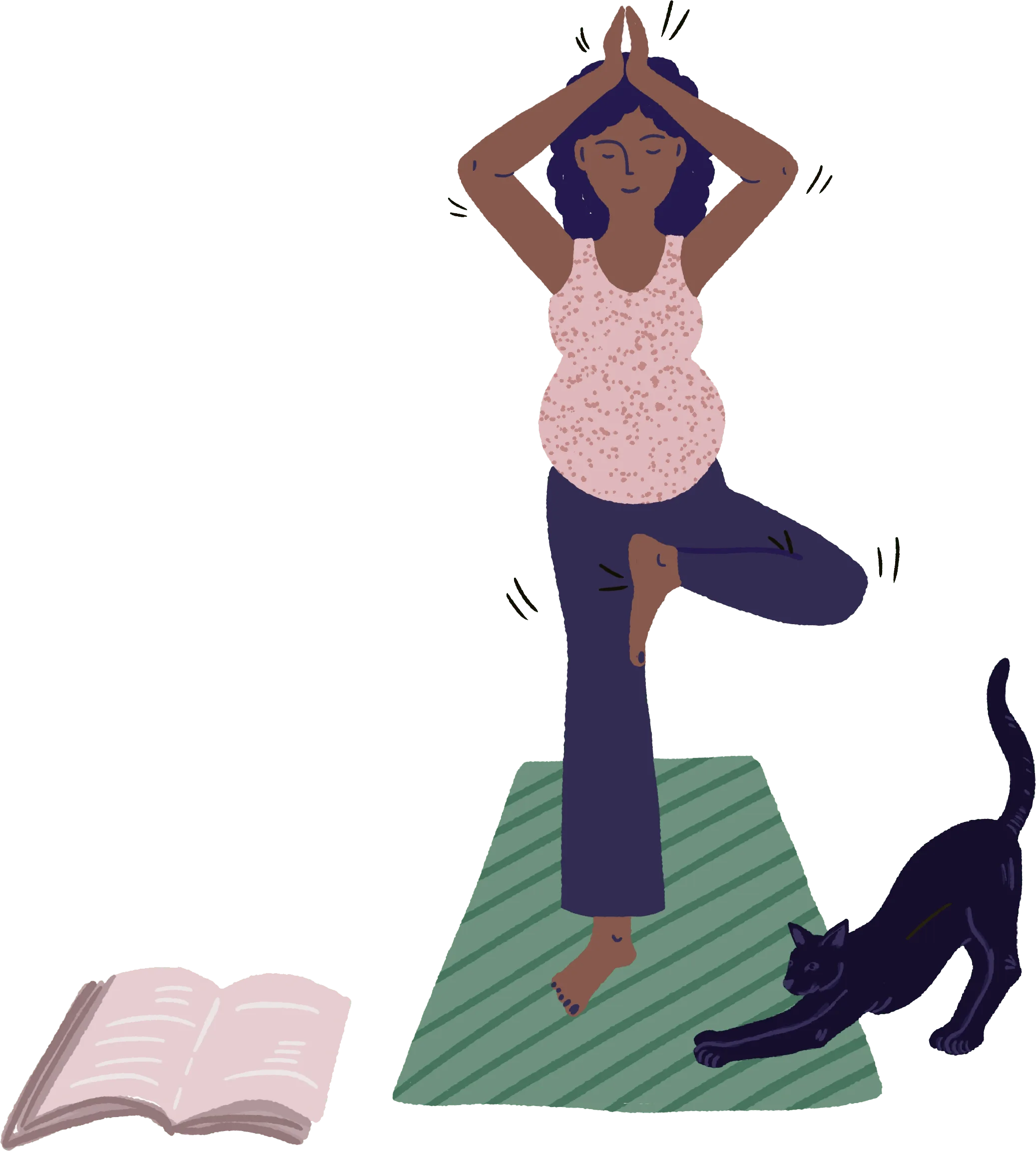 Illustrations for communication towards mothers