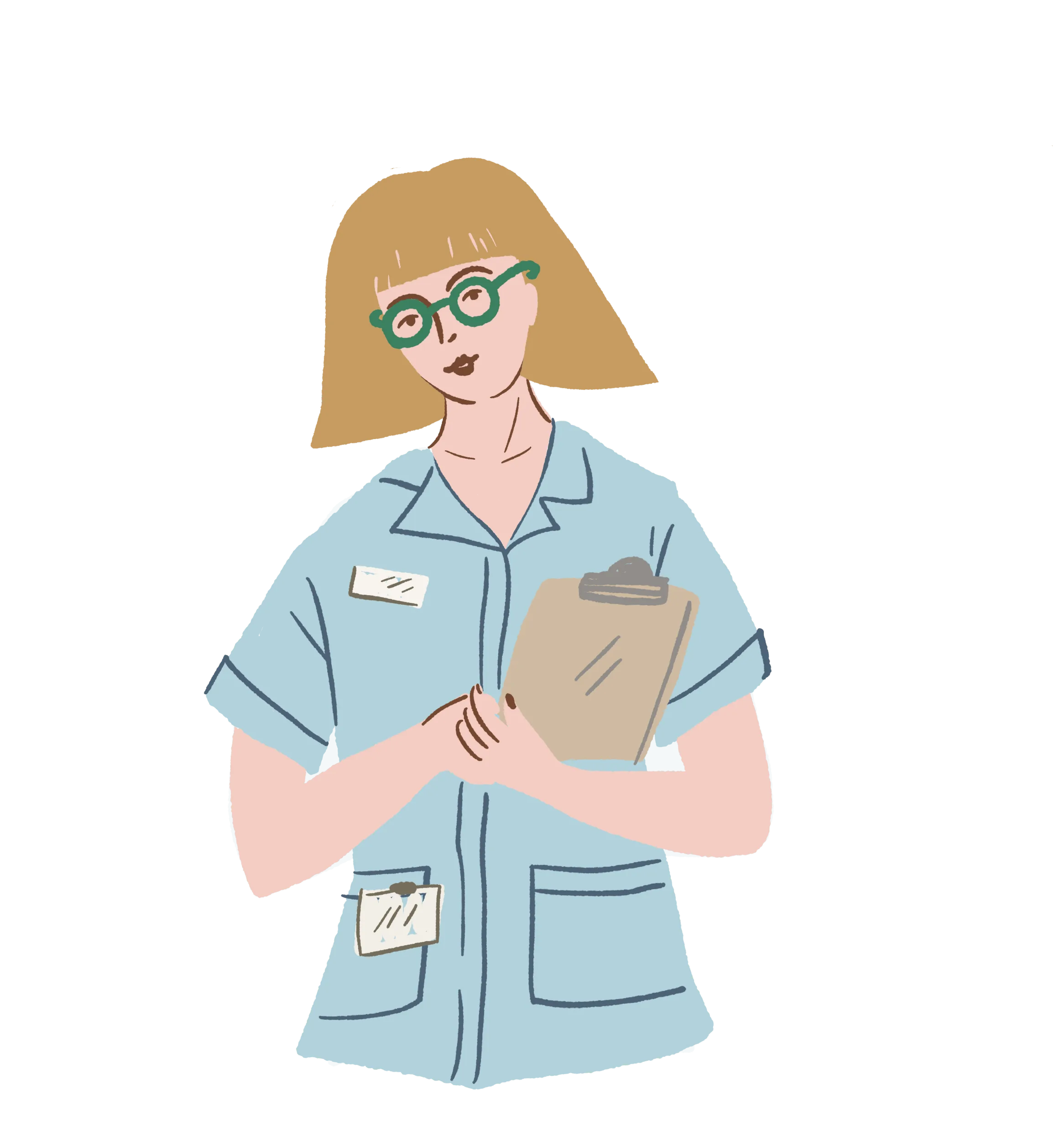 Illustrations for communication towards mothers