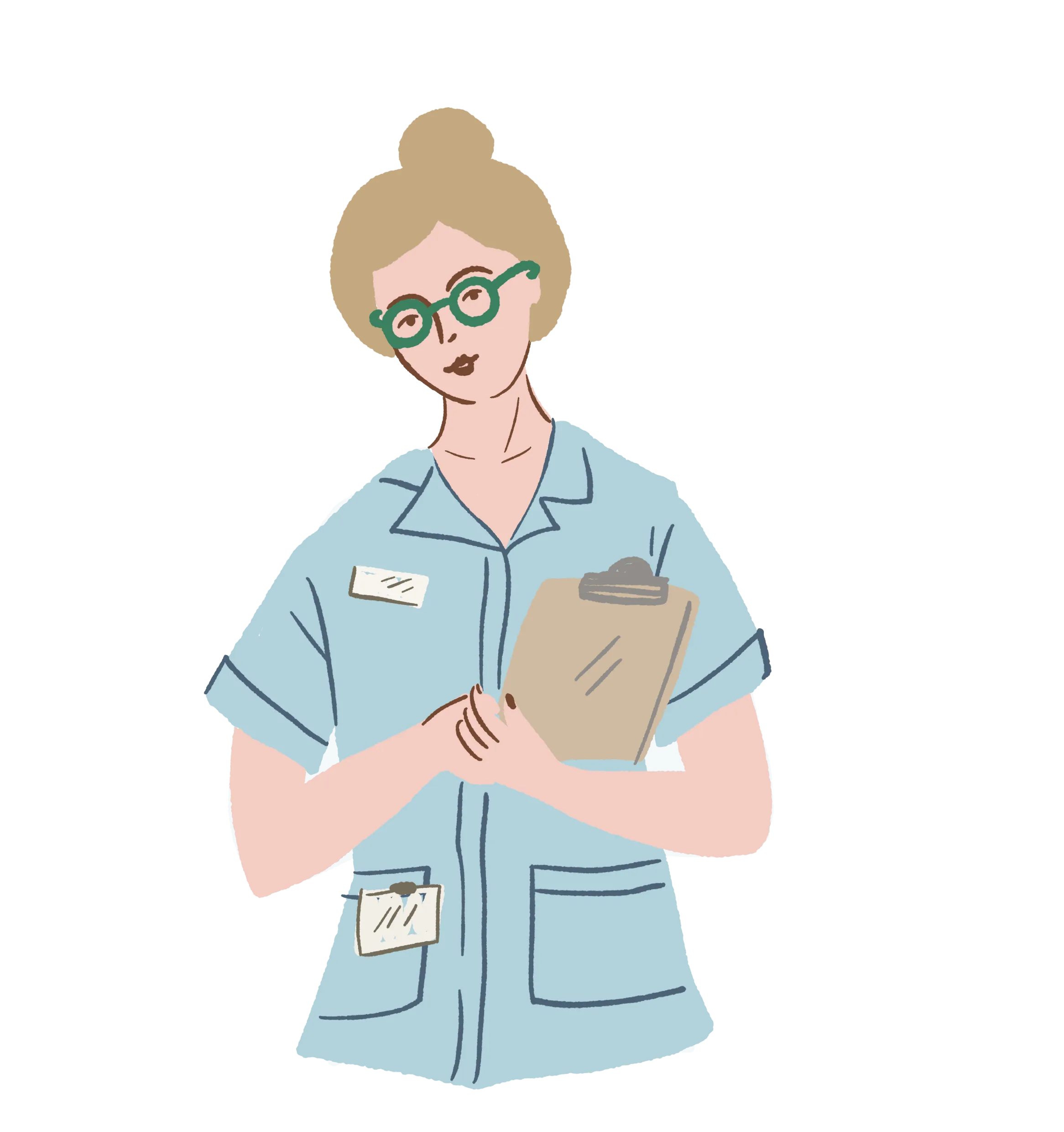 Illustrations for communication towards mothers