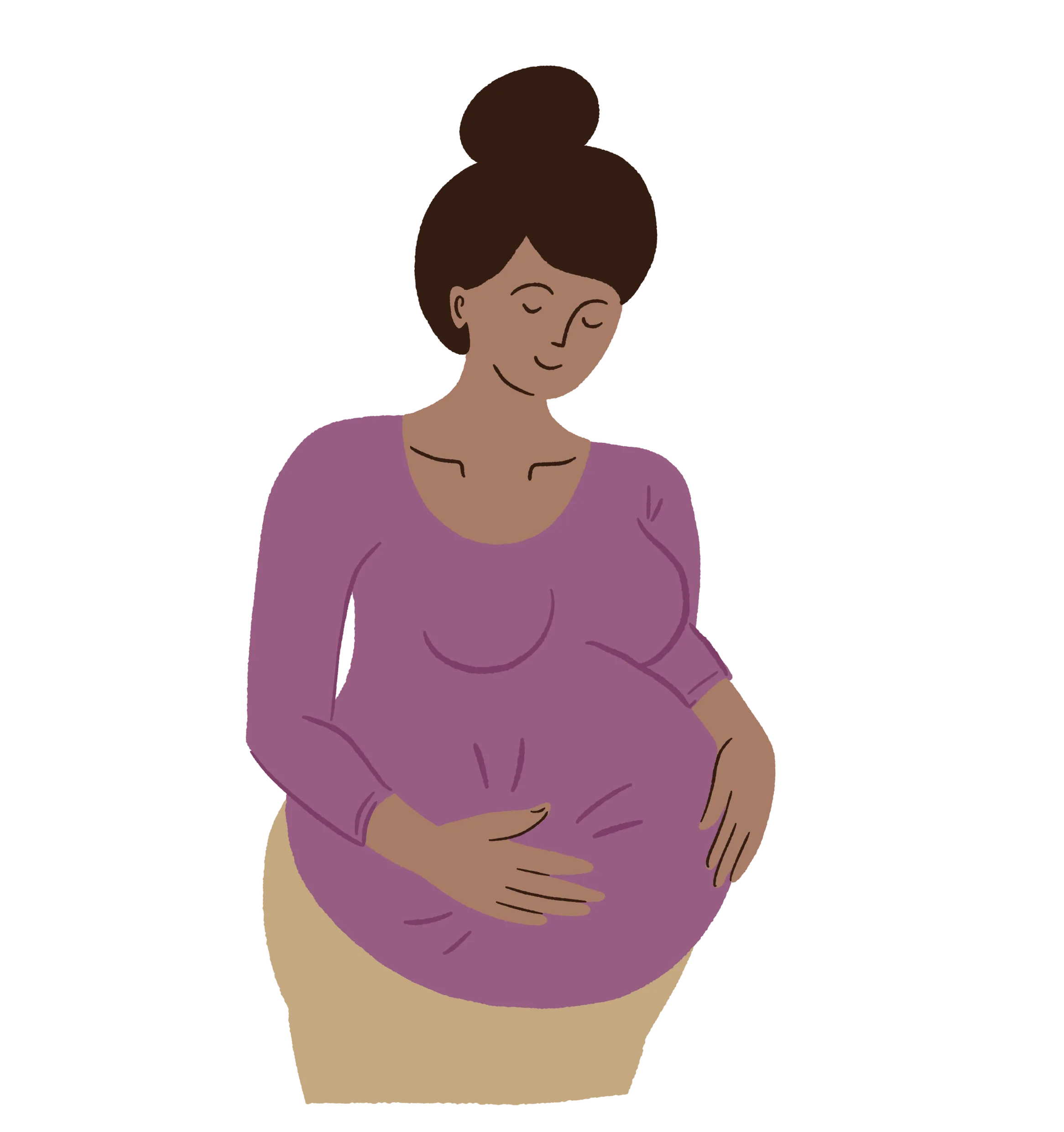 Illustrations for communication towards mothers