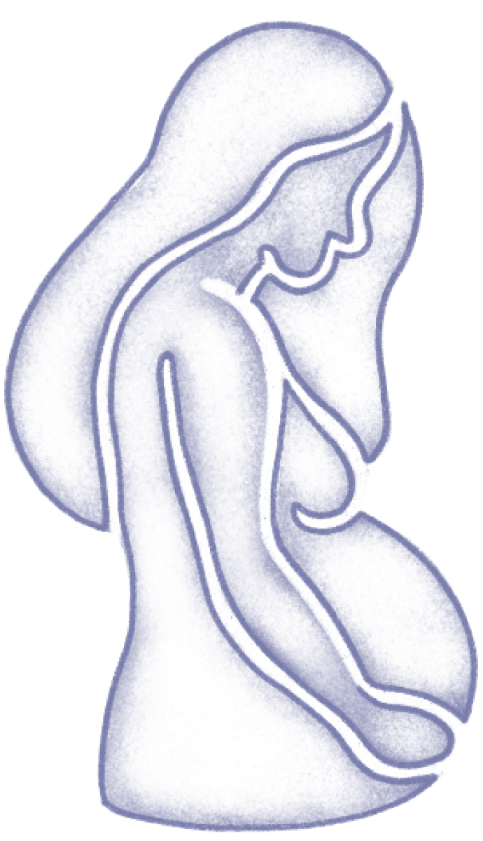 Illustrations for communication towards mothers