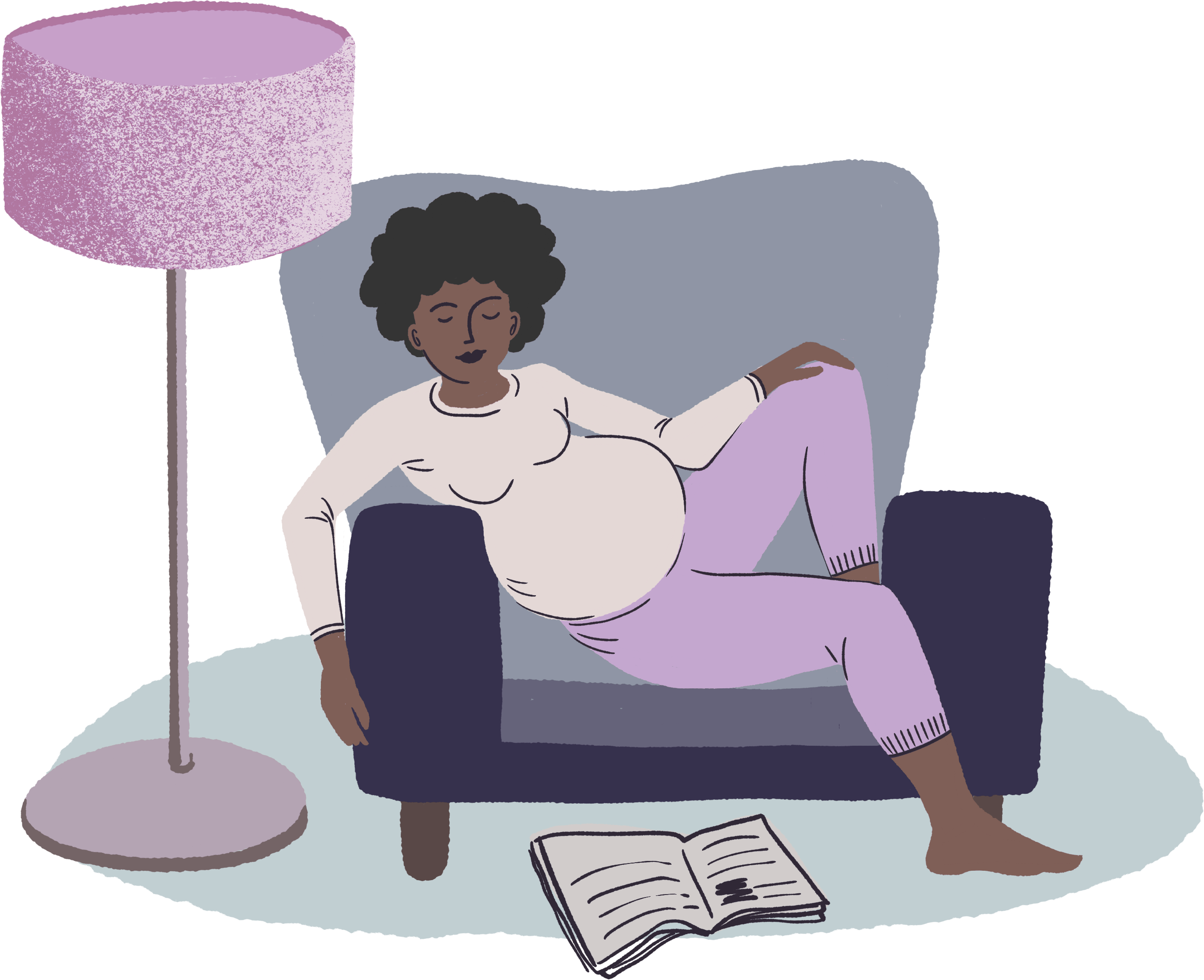 Illustrations for communication towards mothers