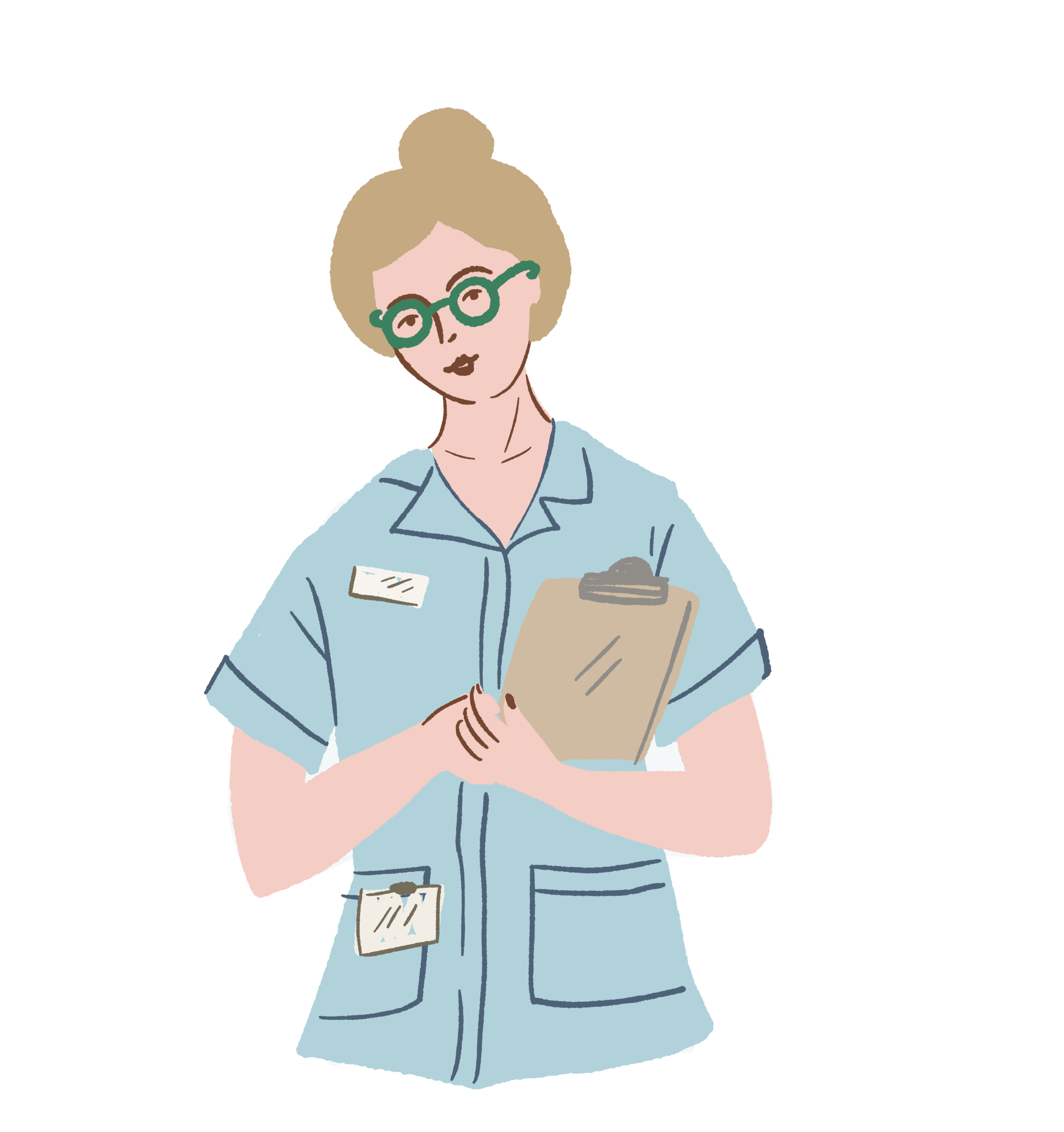 Illustrations for communication towards mothers