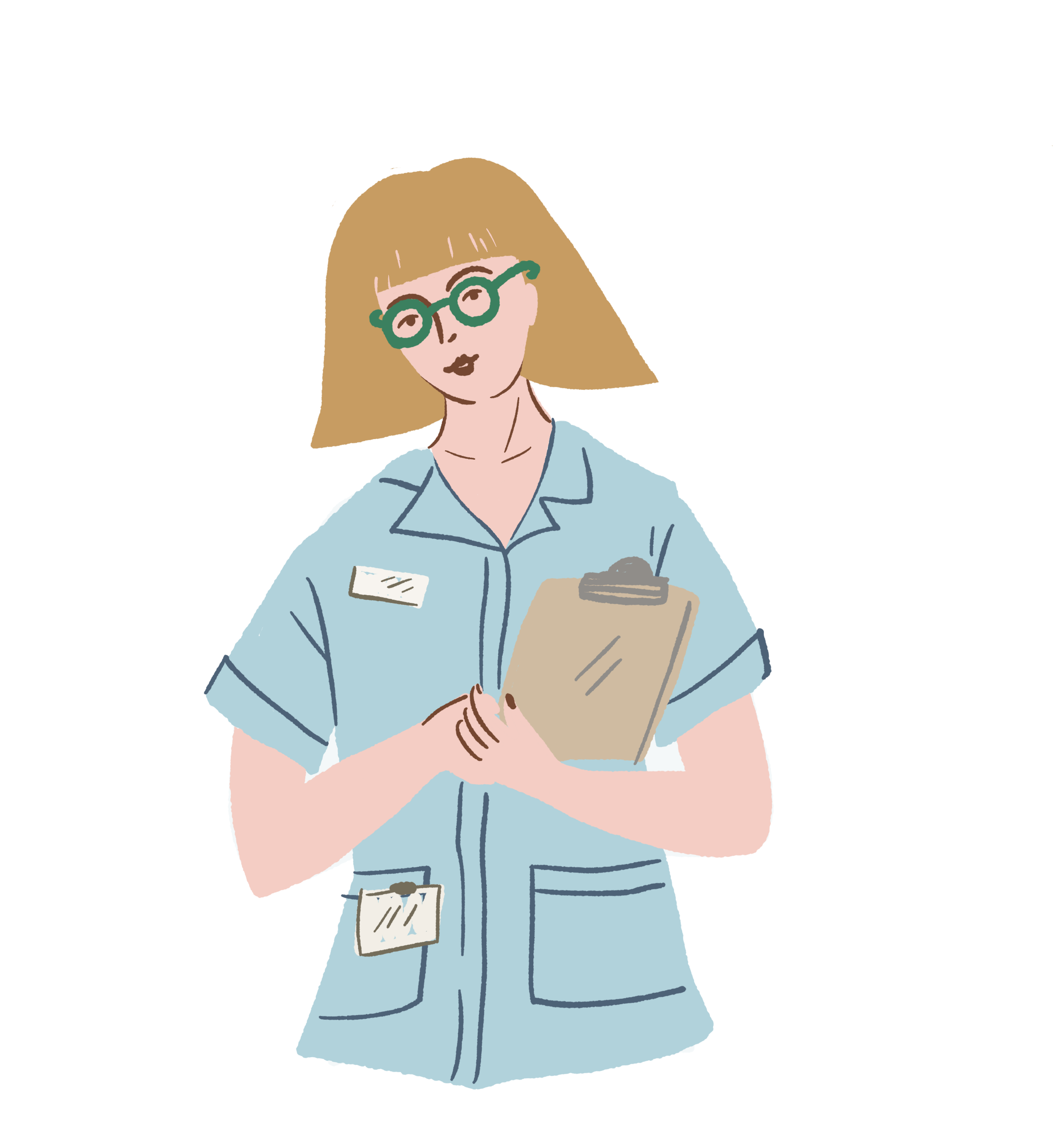 Illustrations for communication towards mothers