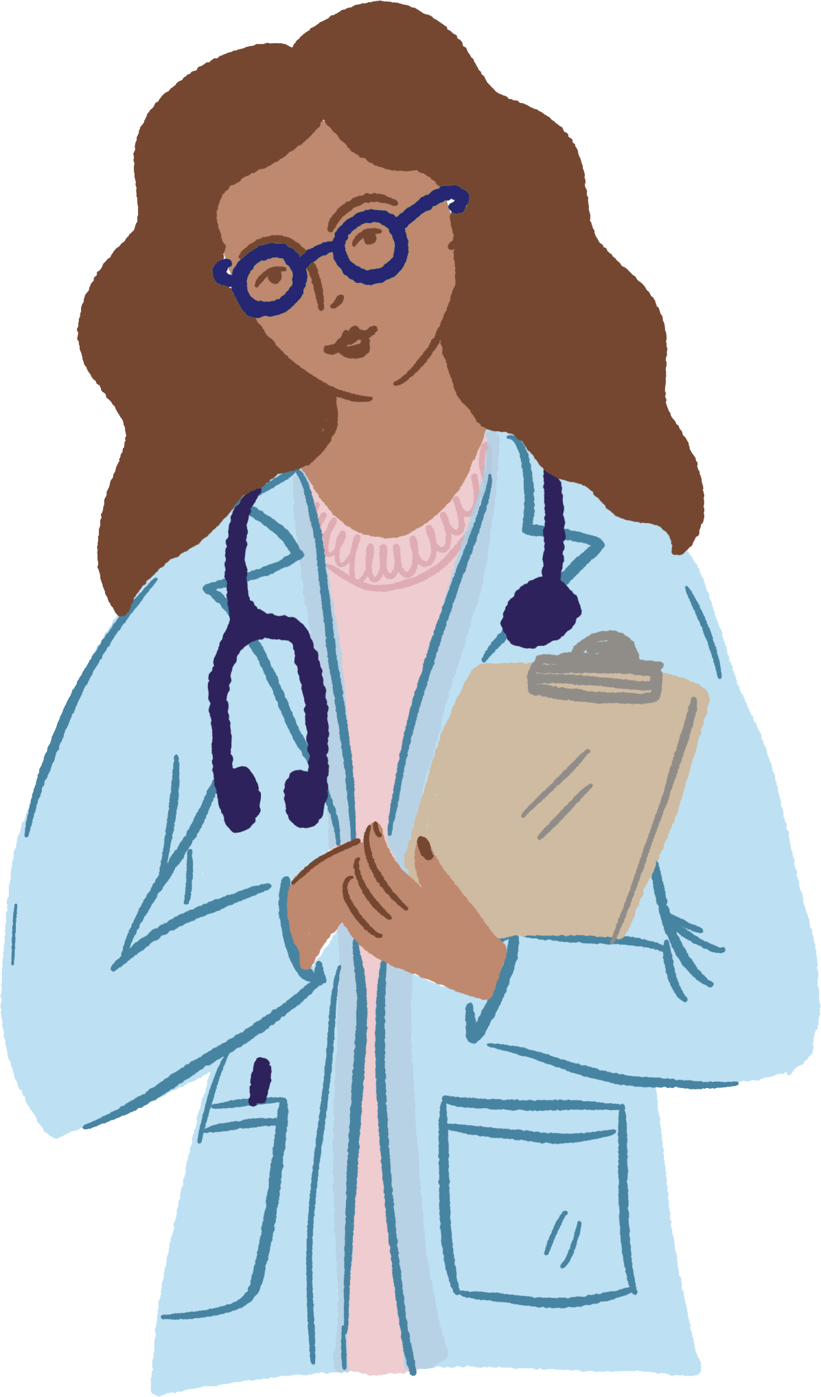 Illustrations for communication towards mothers