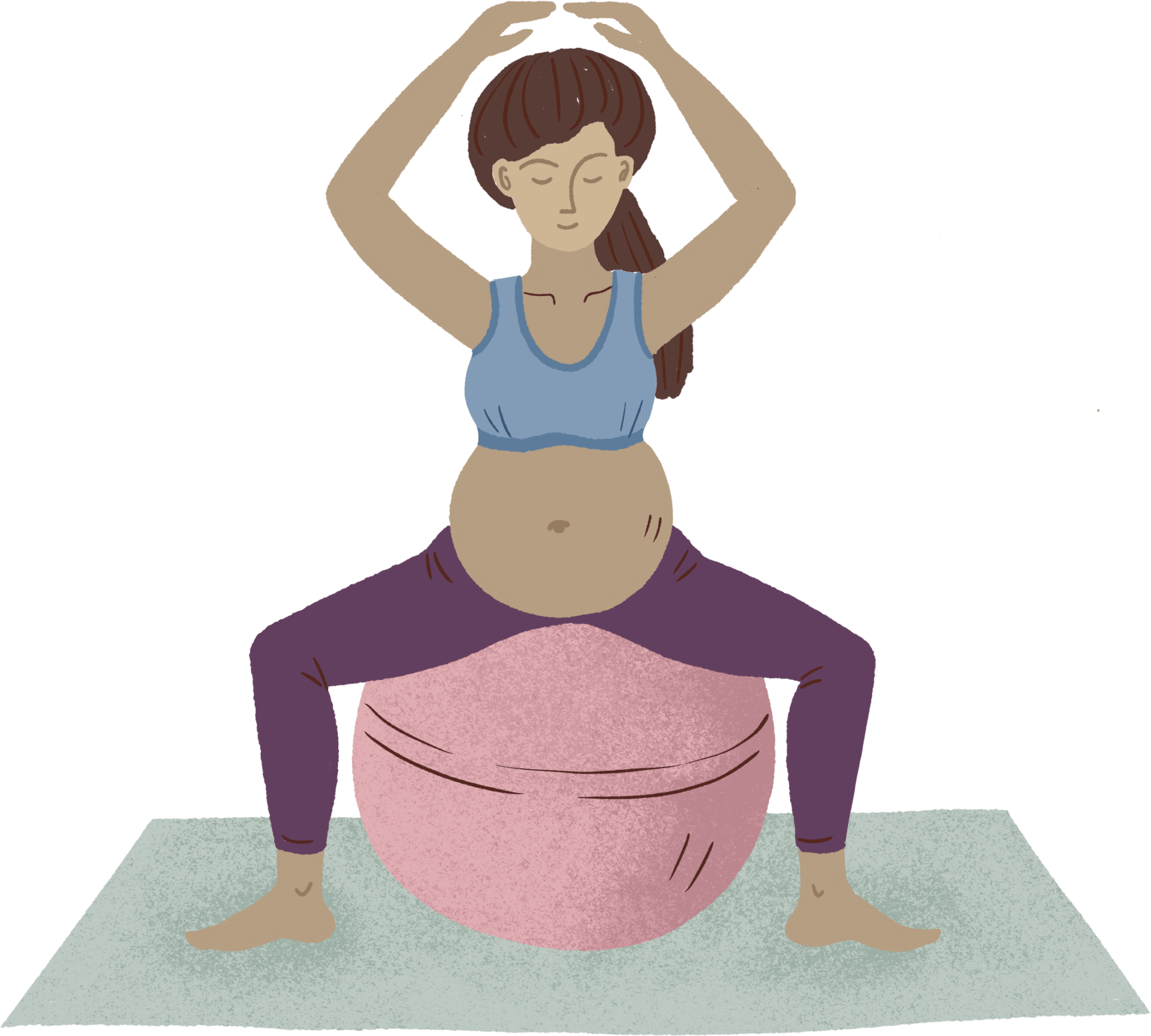 Illustrations for communication towards mothers