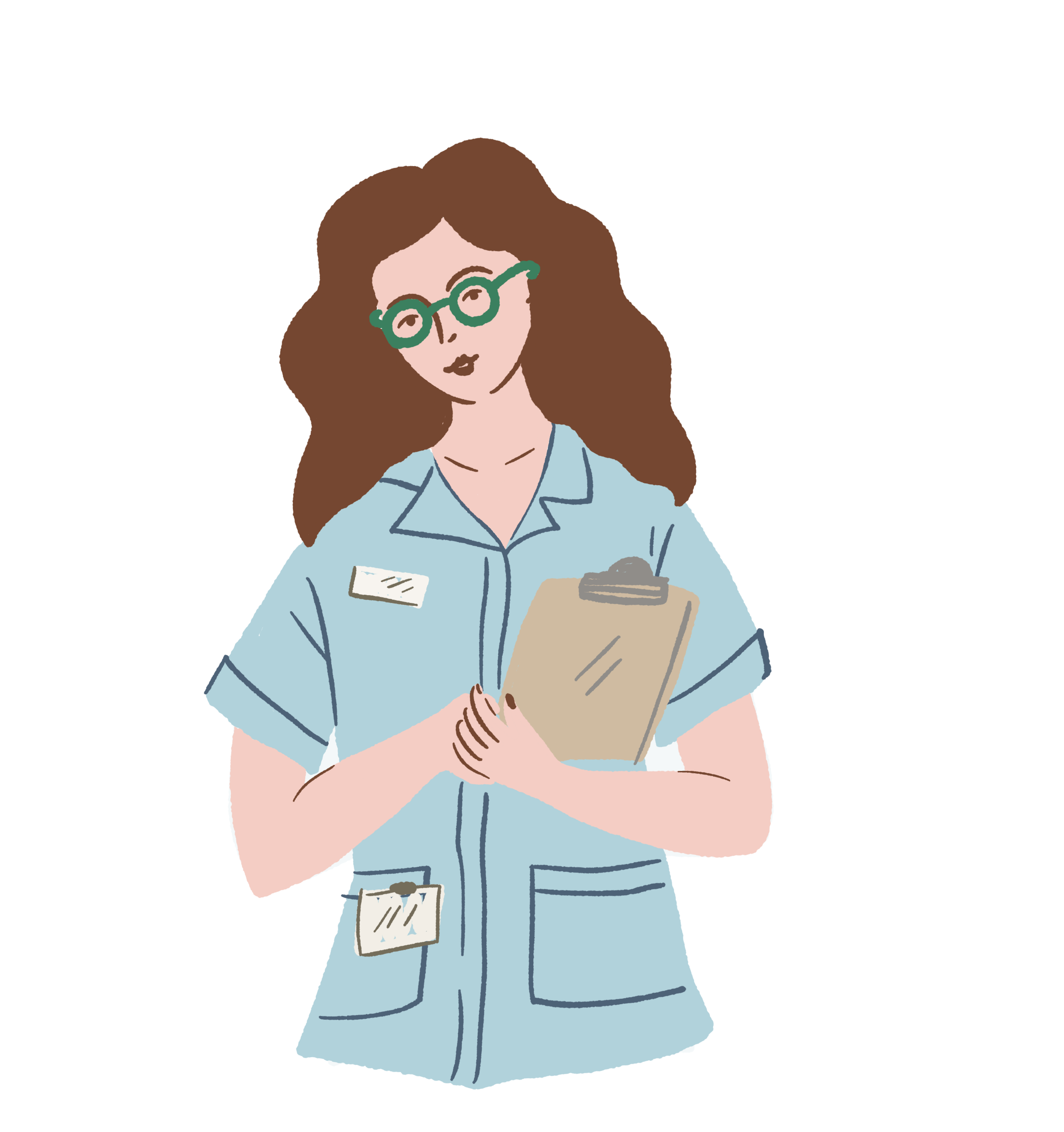 Illustrations for communication towards mothers