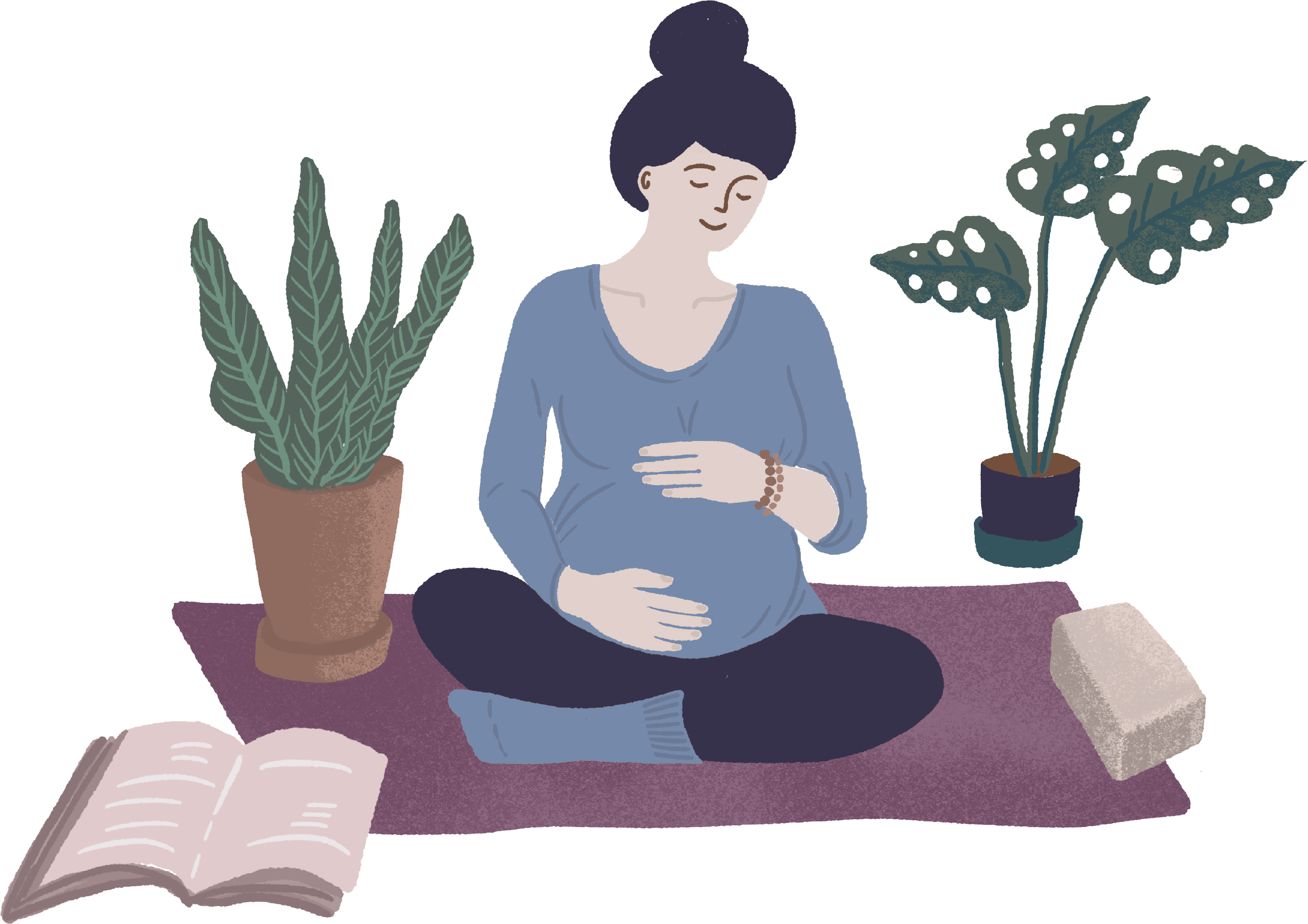 Illustrations for communication towards mothers