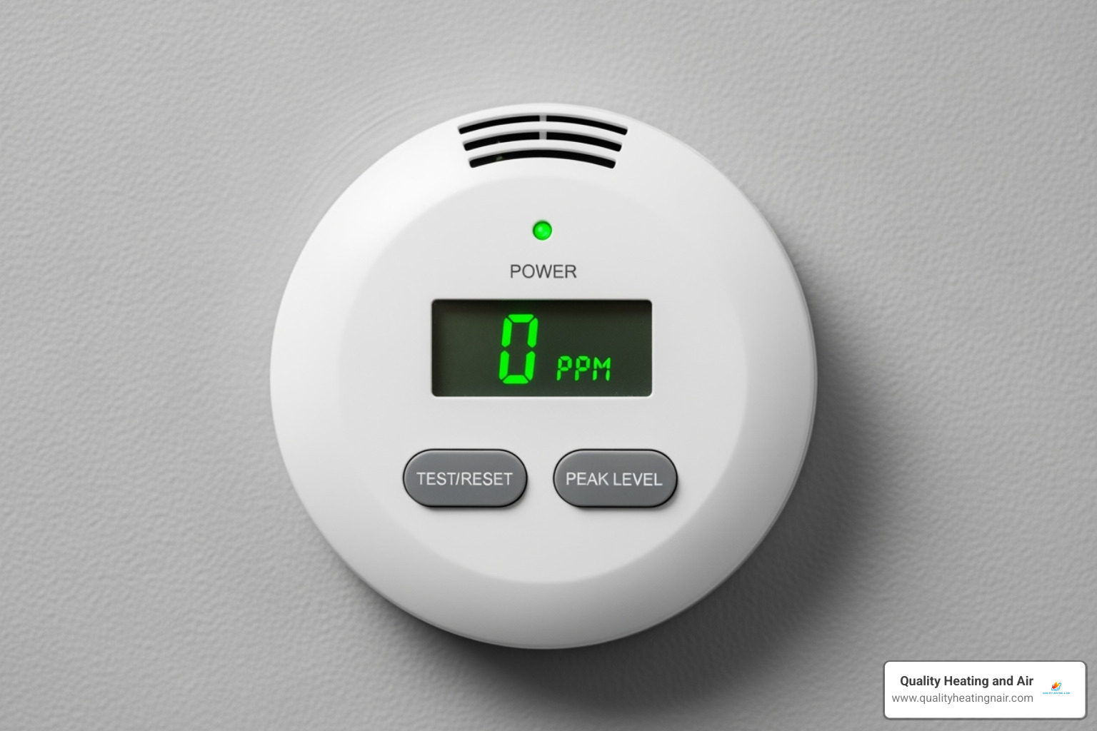 carbon monoxide detector - boiler won