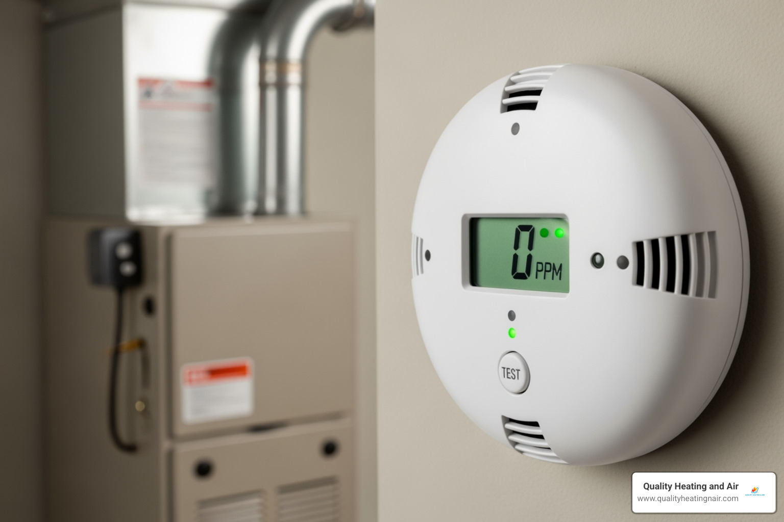 carbon monoxide detector near a furnace - furnace blowing cold air in thornton co