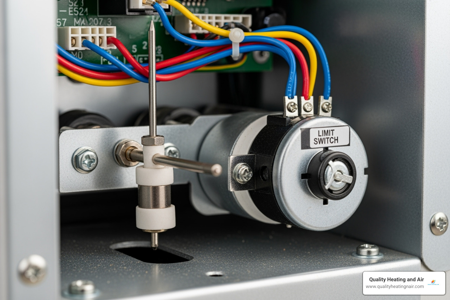 furnace internal components like the flame sensor and limit switch - furnace blowing cold air in thornton co