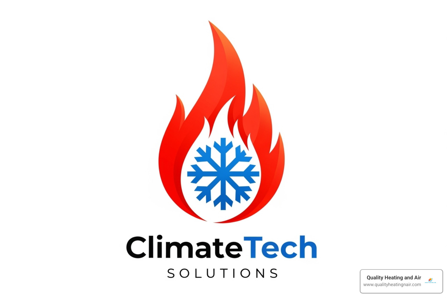 Quality Heating and Air company logo - emergency furnace repair in aurora co