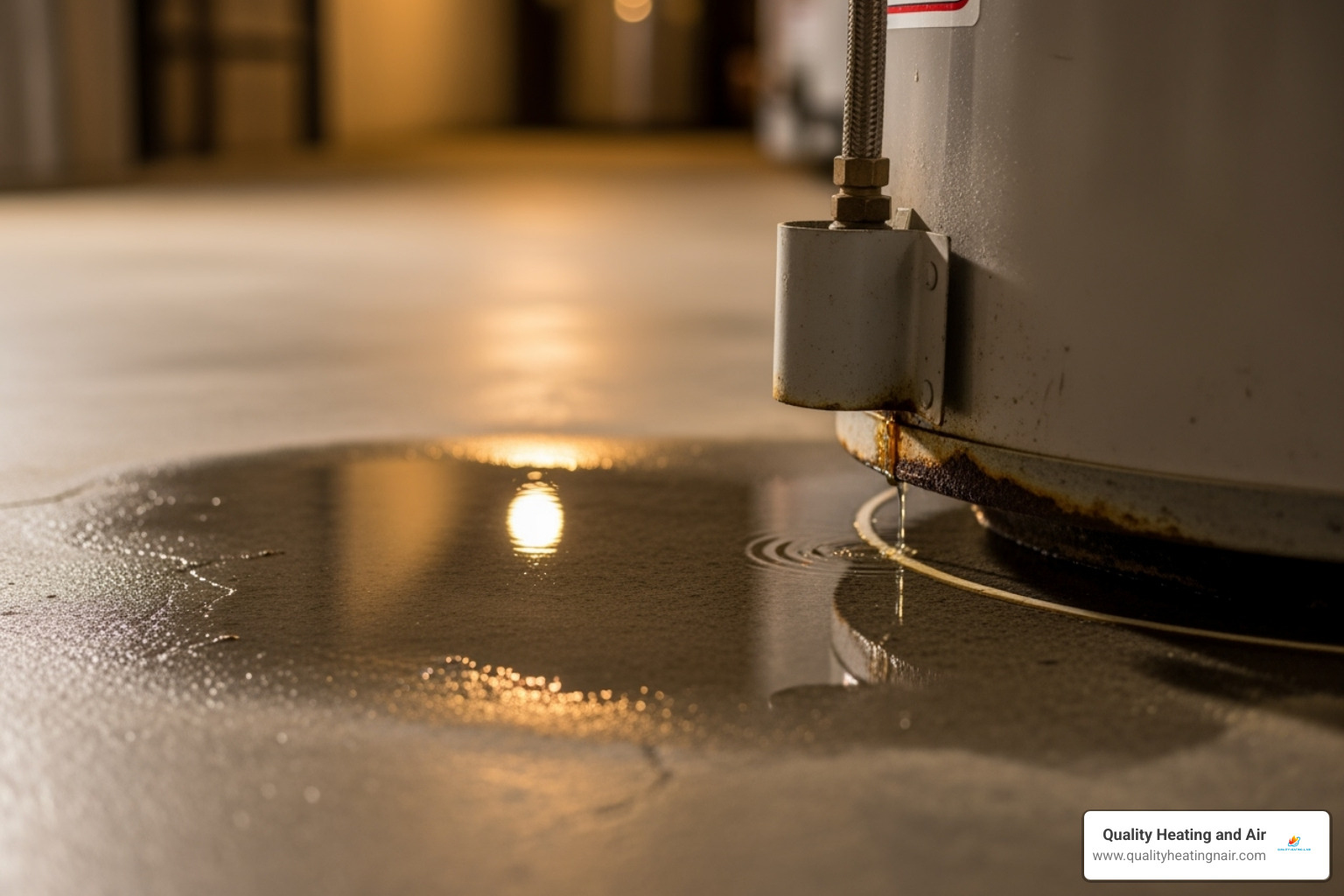 water pooling at the base of a water heater - water heater not working in thornton co