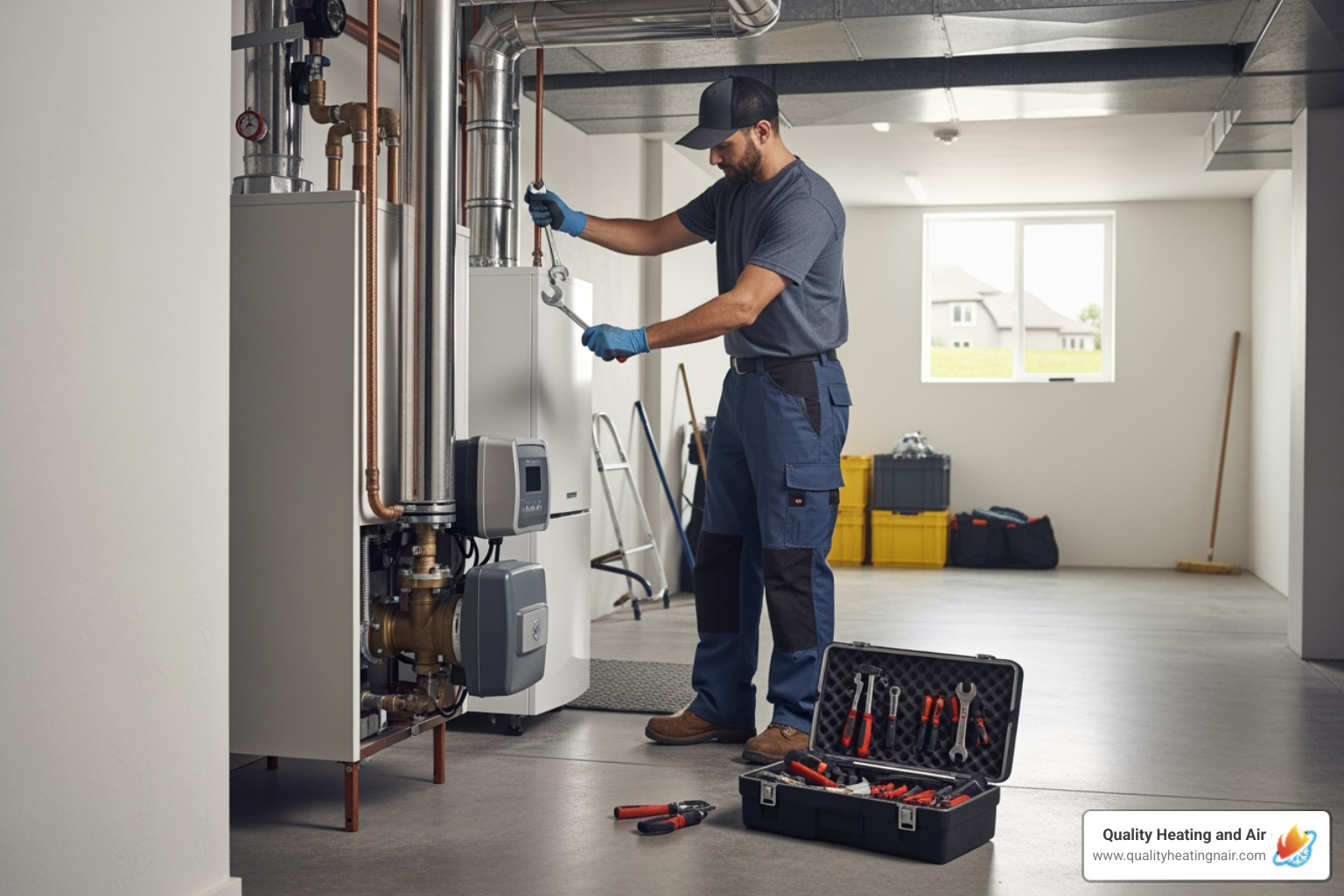 Infographic explaining the benefits of a new high-efficiency boiler, such as energy savings and increased comfort - best boiler installation in brighton, co Infographic explaining the benefits of a new high-efficiency boiler, such as energy savings and increased comfort - best boiler installation in brighton, co