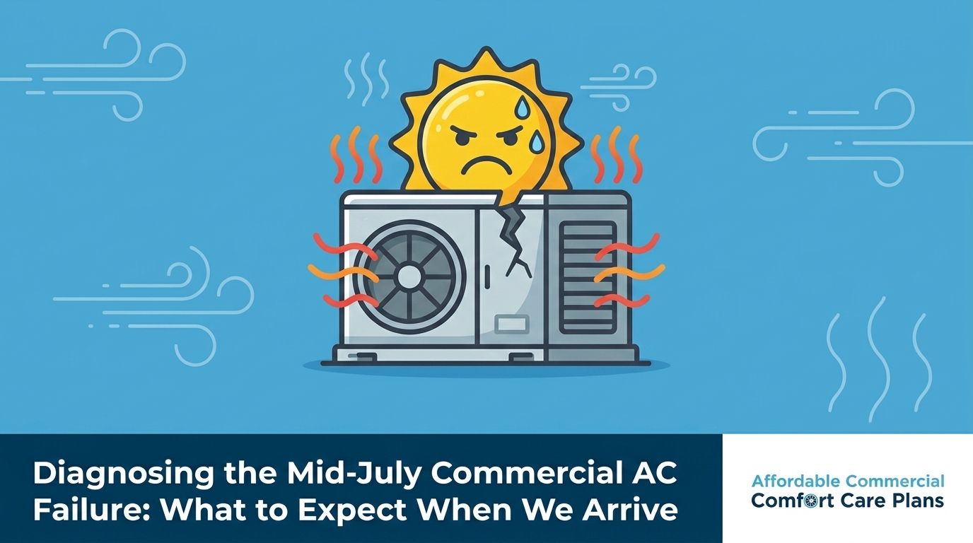 Diagnosing the Mid-July Commercial AC Failure: What to Expect When We Arrive
