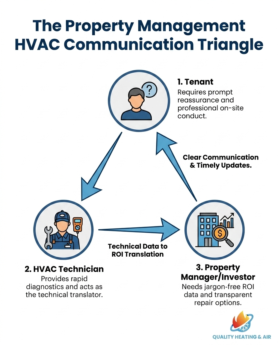 The Property Management HVAC Communication Triangle