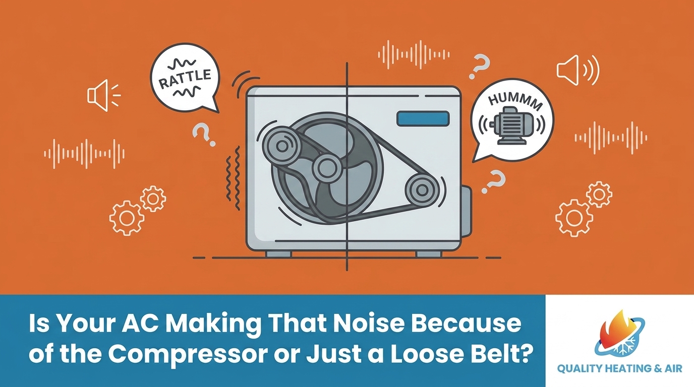 Is Your AC Making That Noise Because of the Compressor or Just a Loose Belt?