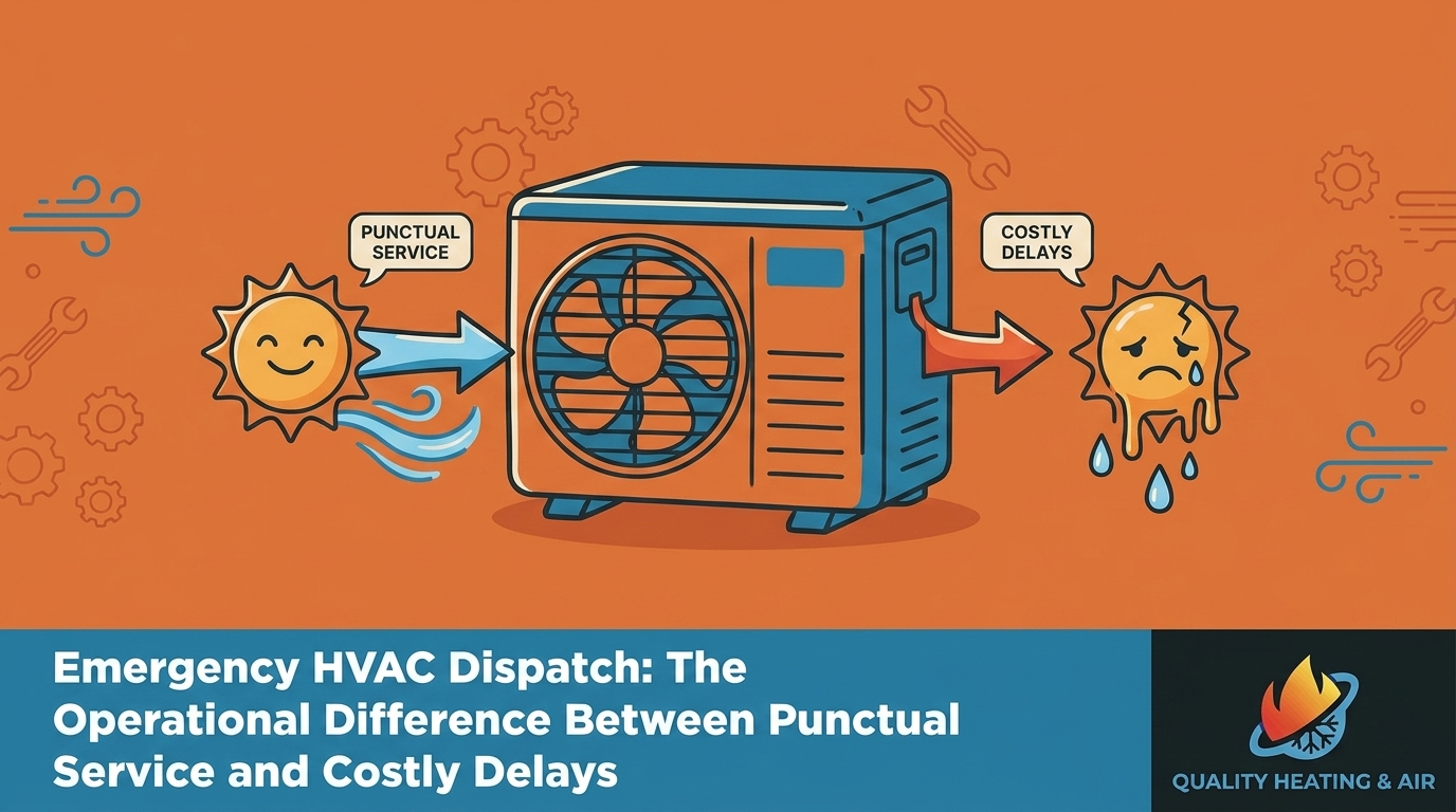 Emergency HVAC Dispatch: The Difference Between Punctual Service and Costly Delays