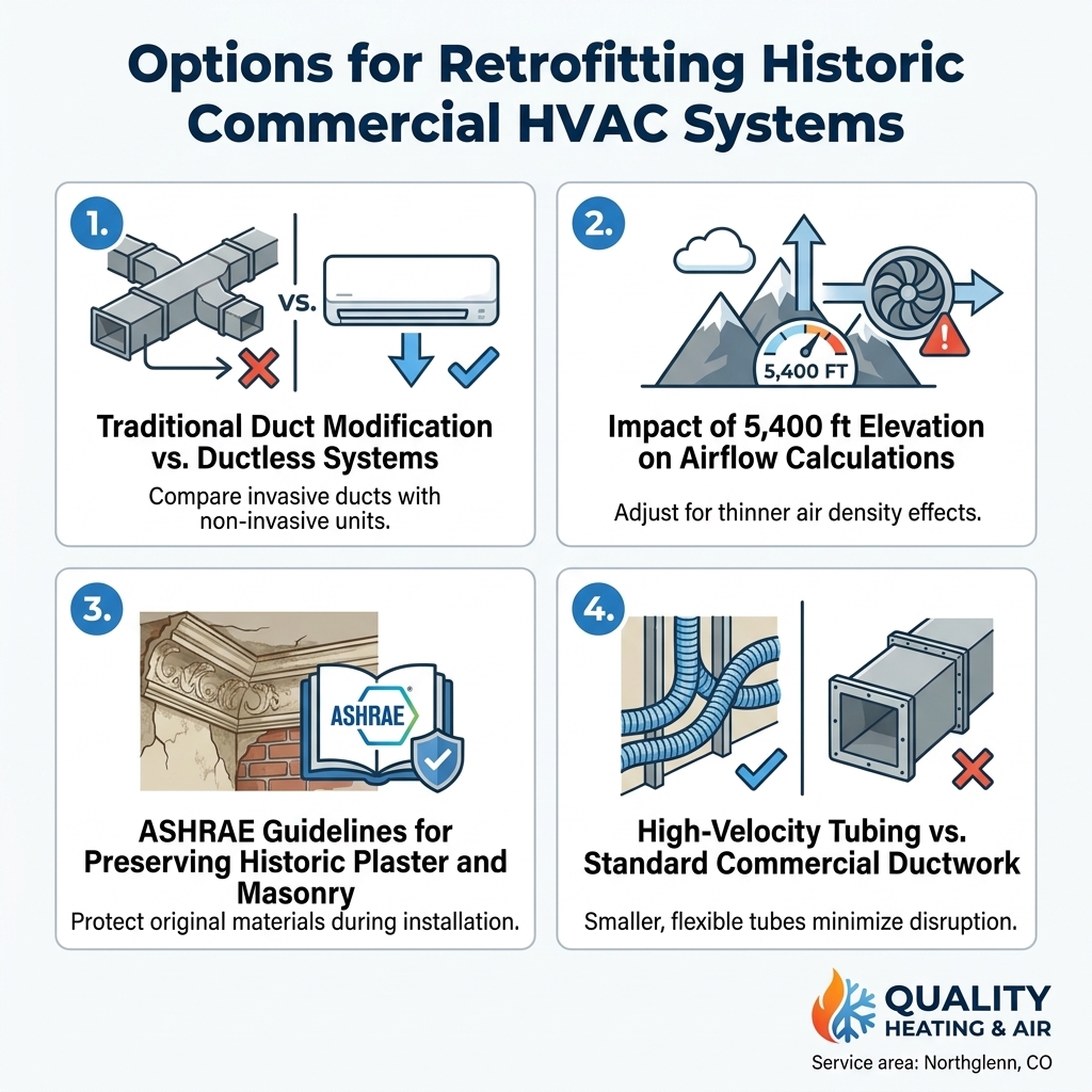 Options for Retrofitting Historic Commercial HVAC Systems