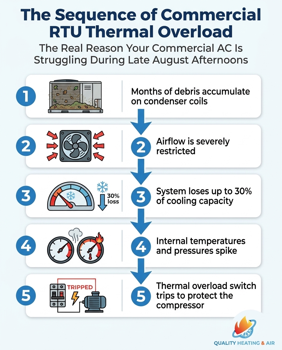 The Sequence of Commercial RTU Thermal Overload