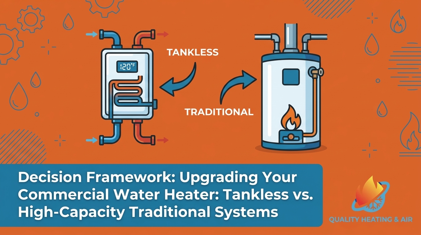 Upgrading Your Commercial Water Heater: Tankless vs. High-Capacity Traditional Systems